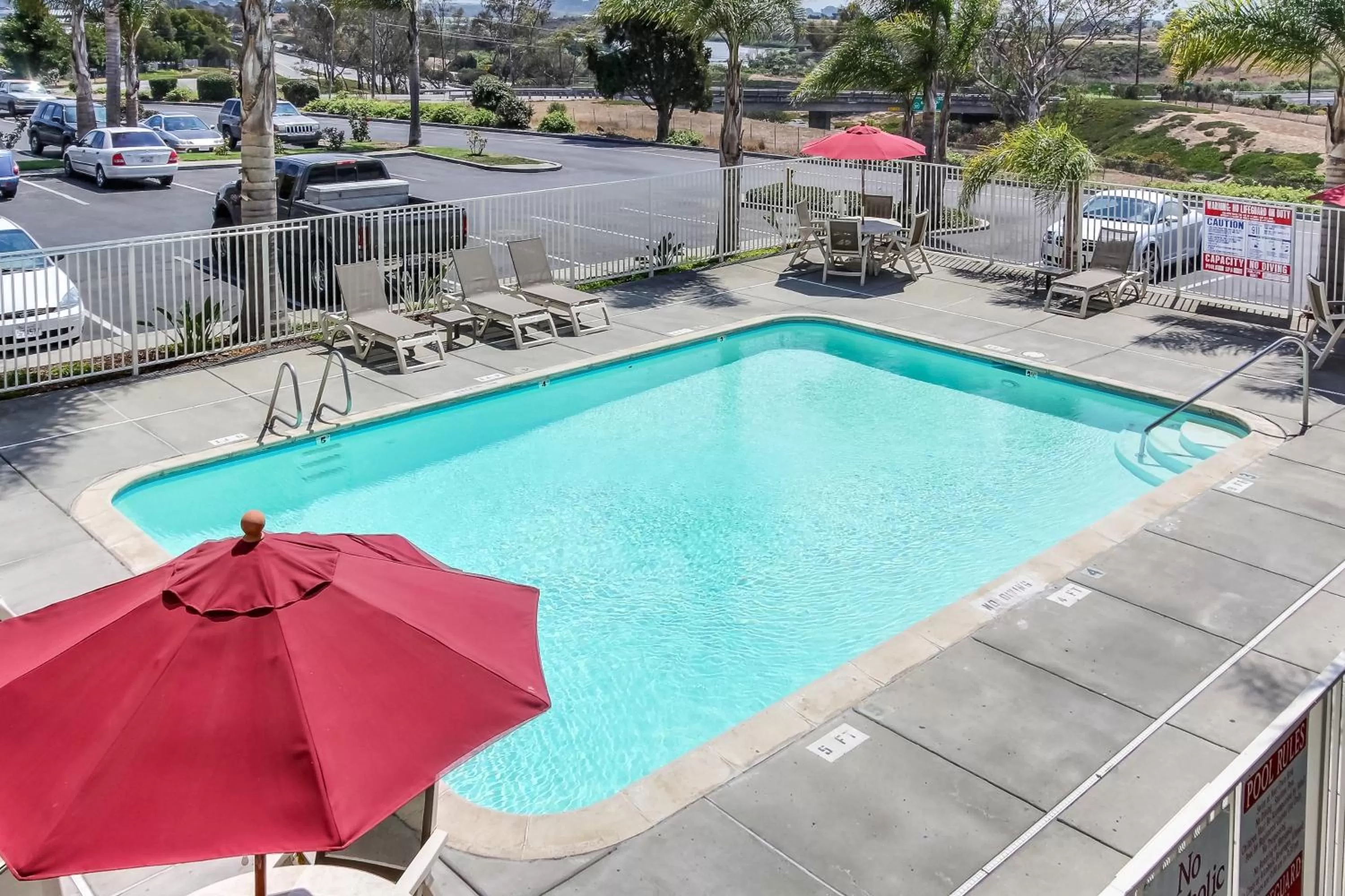 Swimming pool in Motel 6-Watsonville, CA - Monterey Area