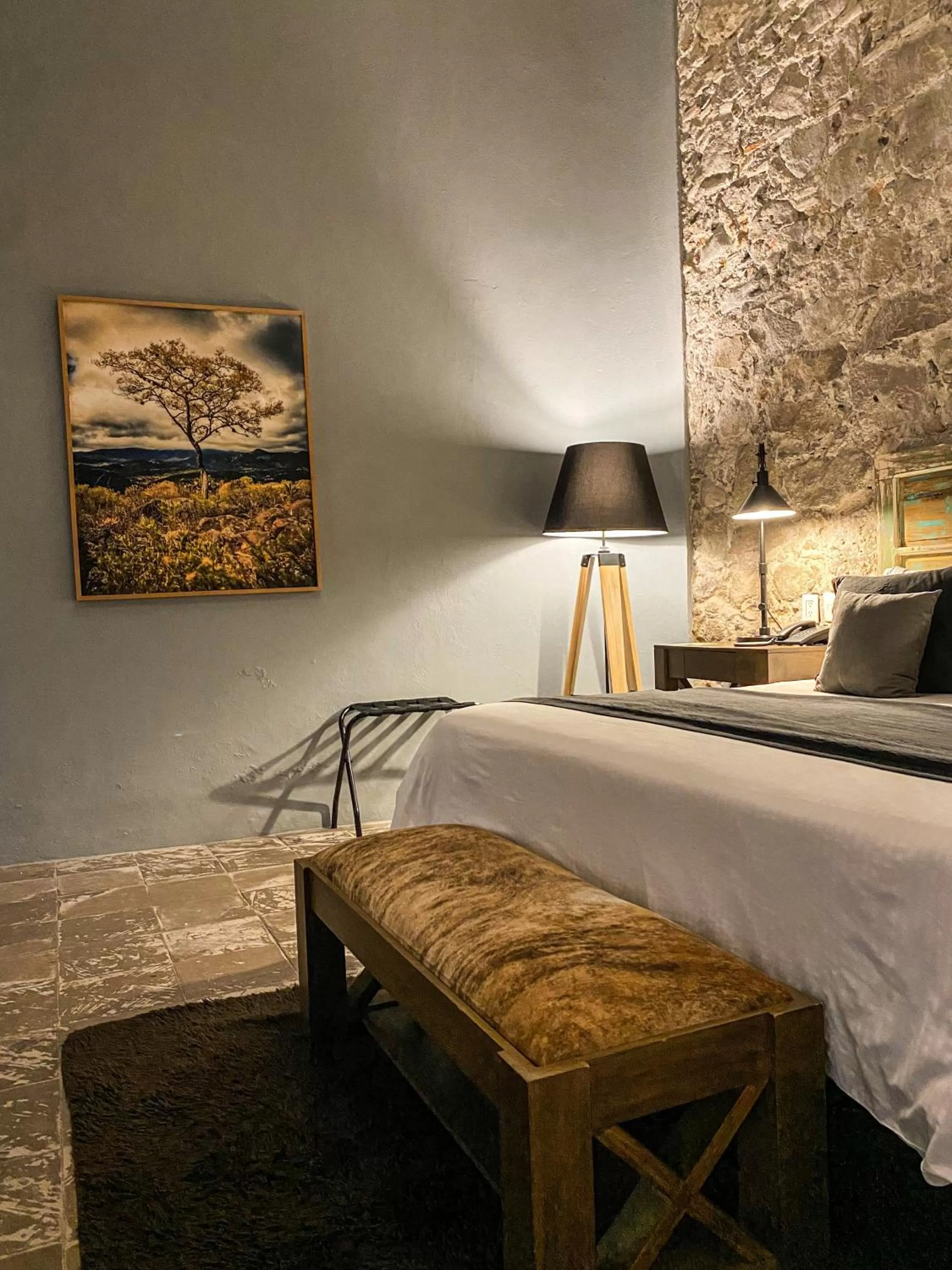 Bed in Hotel Nena Centro