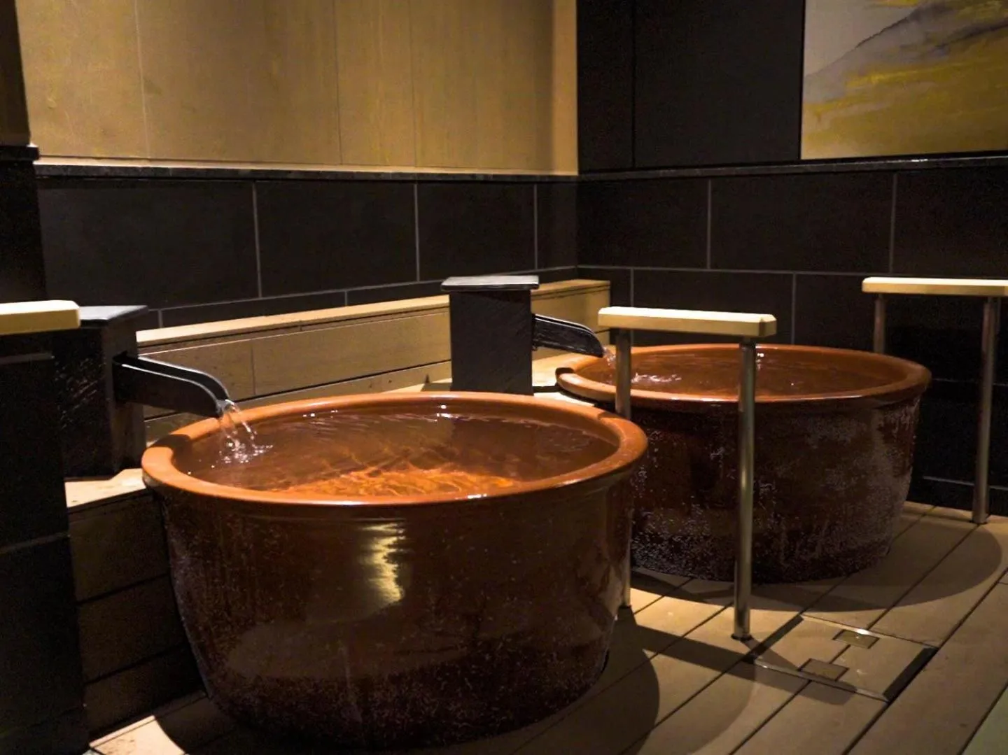 Open Air Bath in Hakodate Yunokawa Onsen Umi to Akari Hewitt Resort