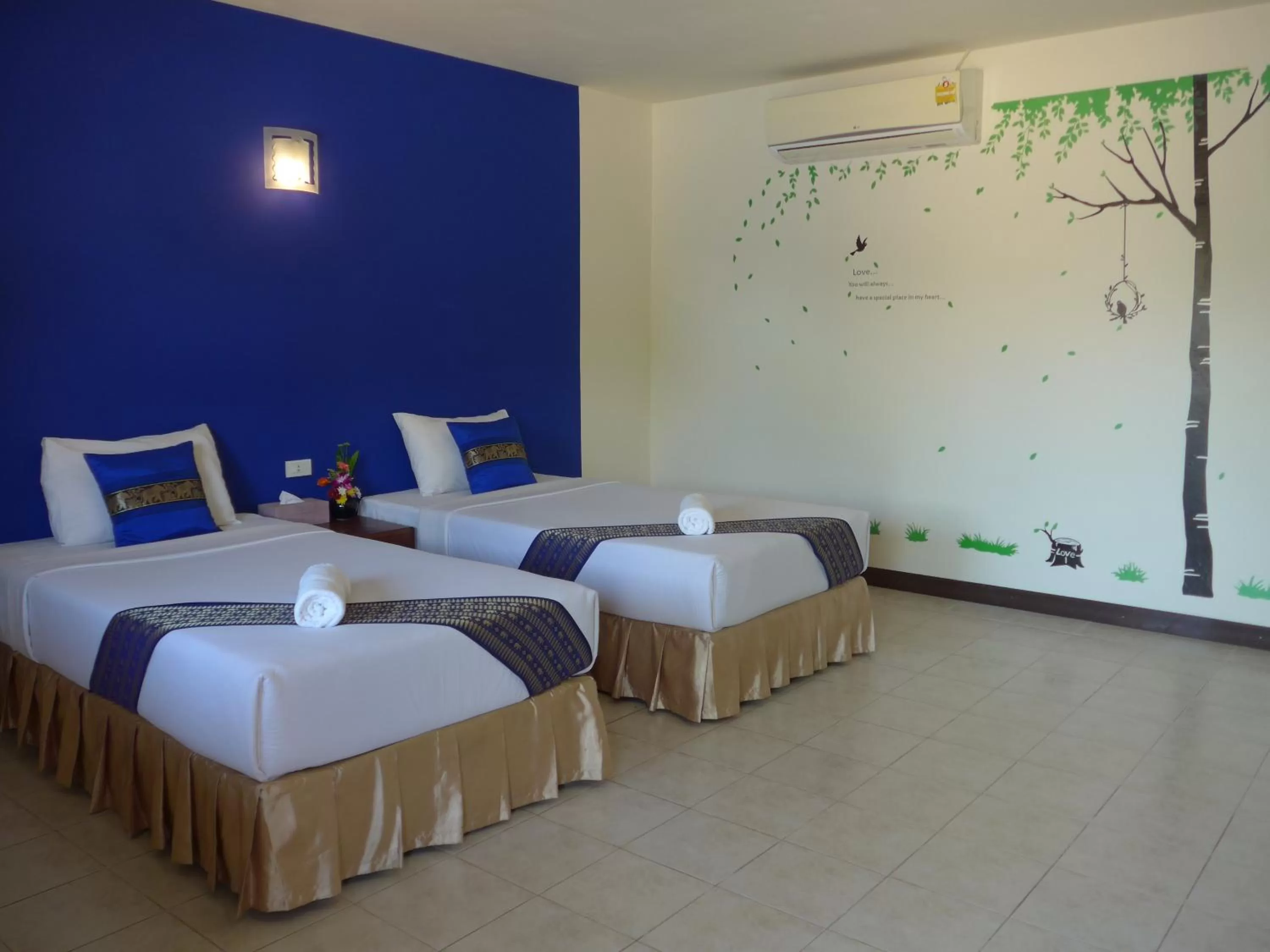 Bed in Forum House Hotel Krabi