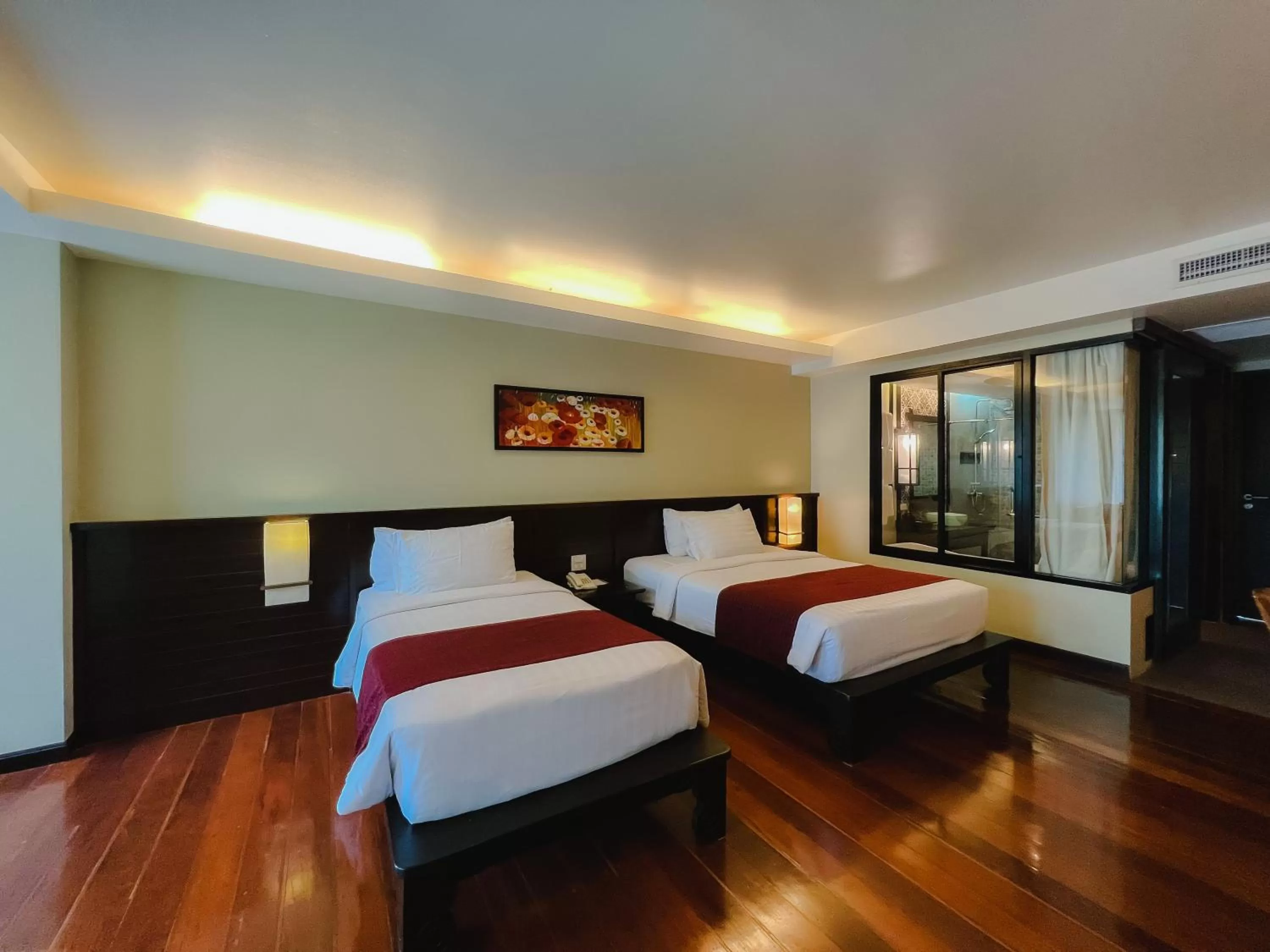 Bed in Aonang Phu Pi Maan Resort & Spa