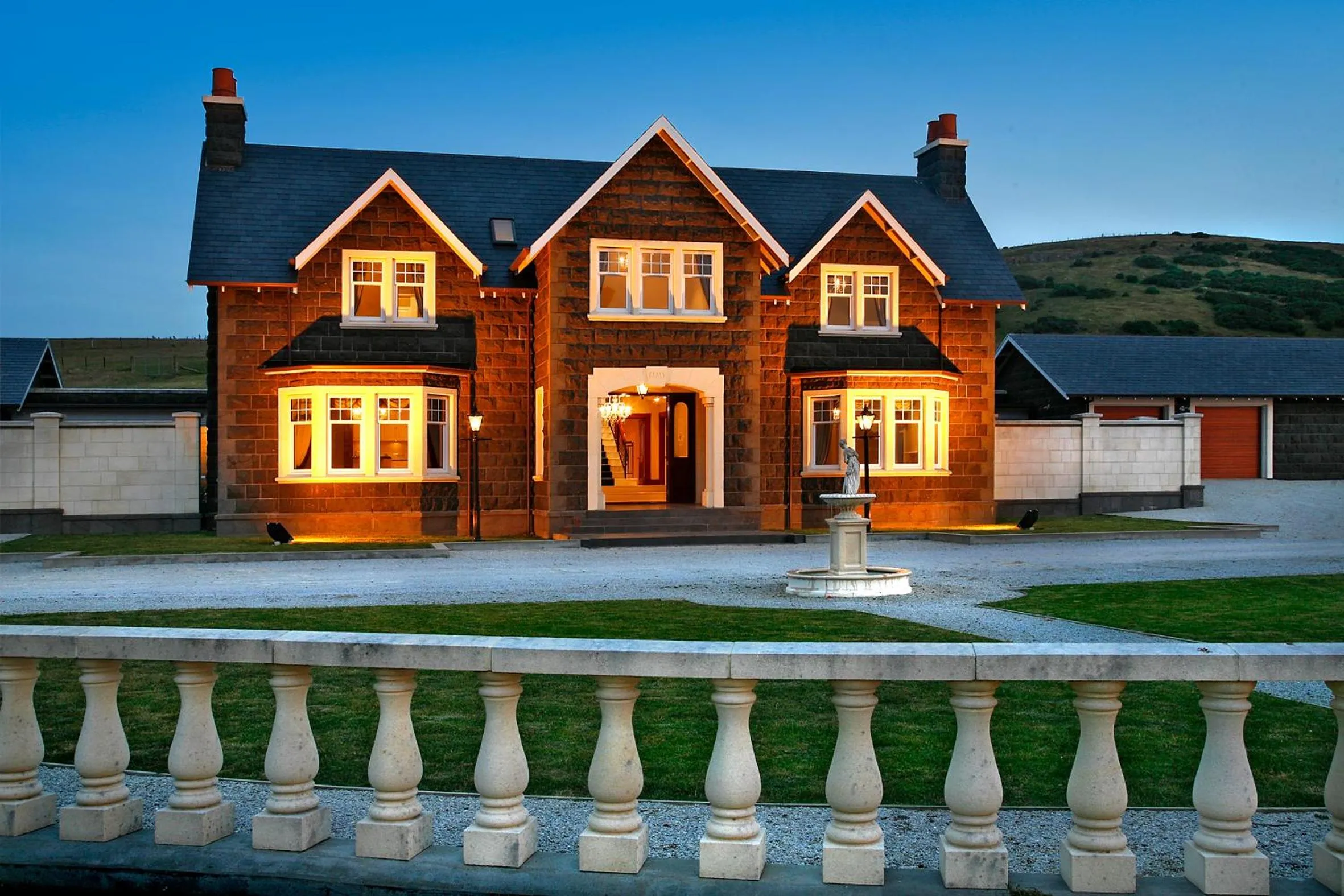 Facade/entrance in Camp Estate by Larnach Castle