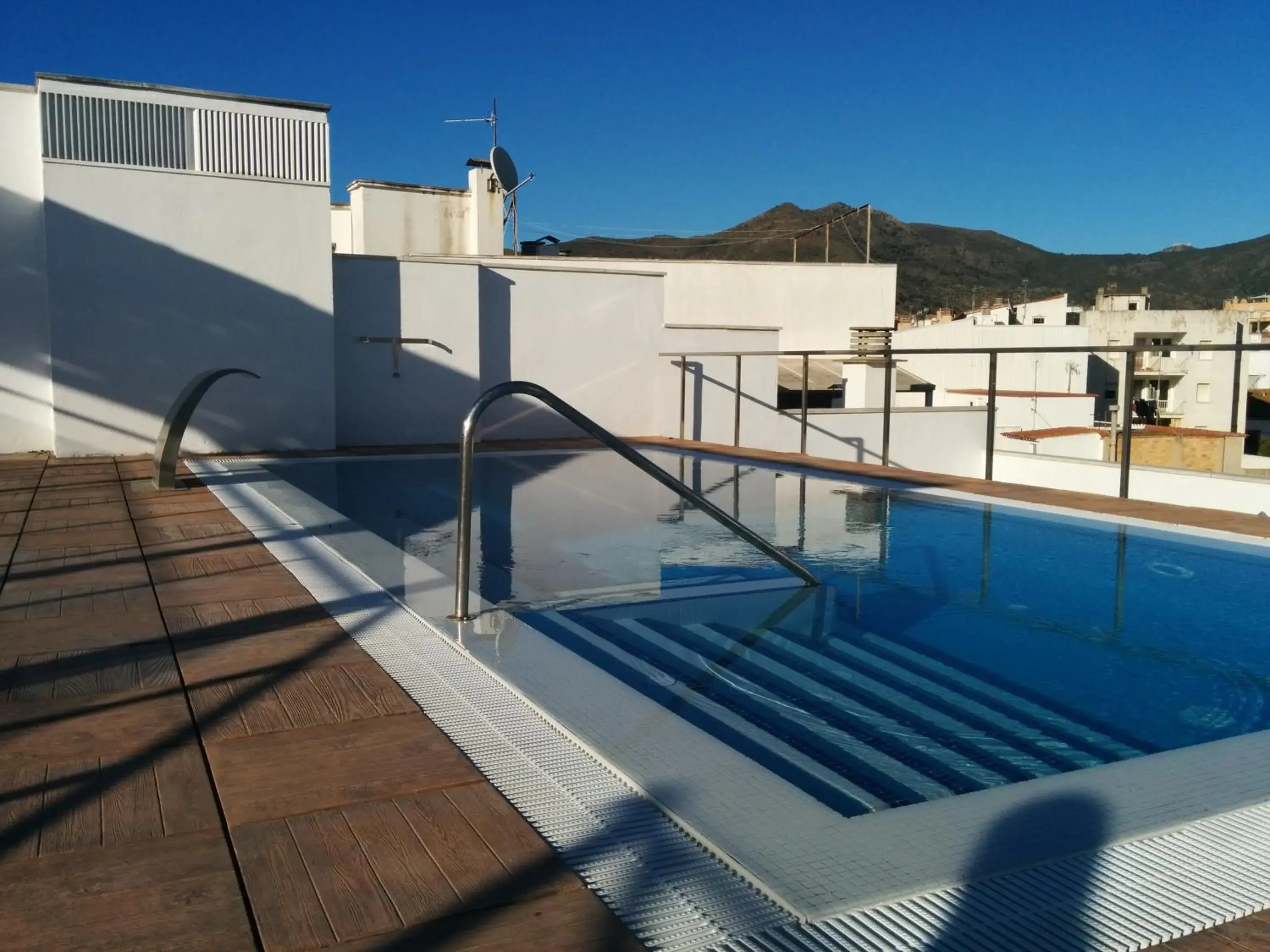 Balcony/Terrace, Swimming Pool in Hotel Marina