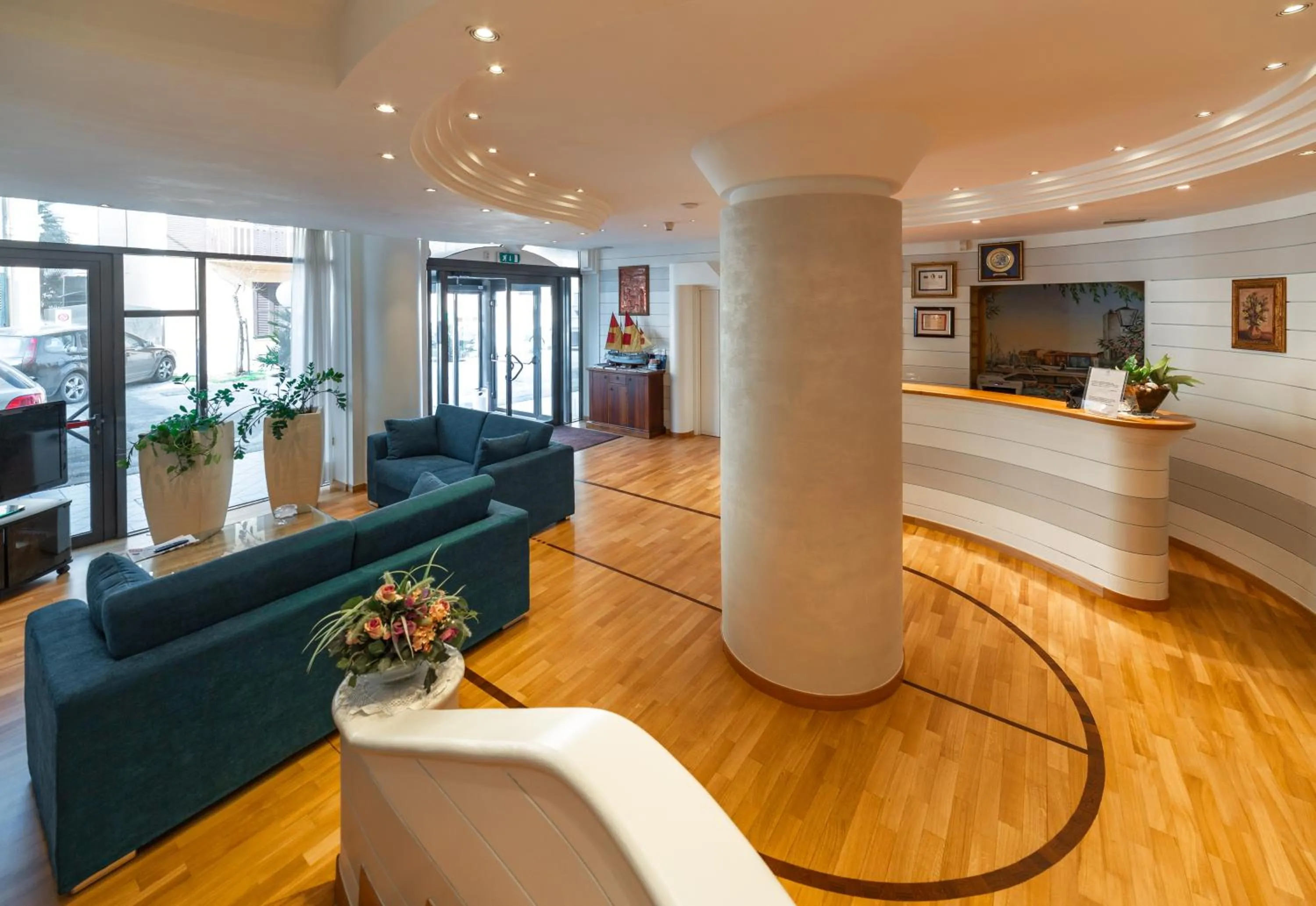 Lobby or reception in Hotel Corallo