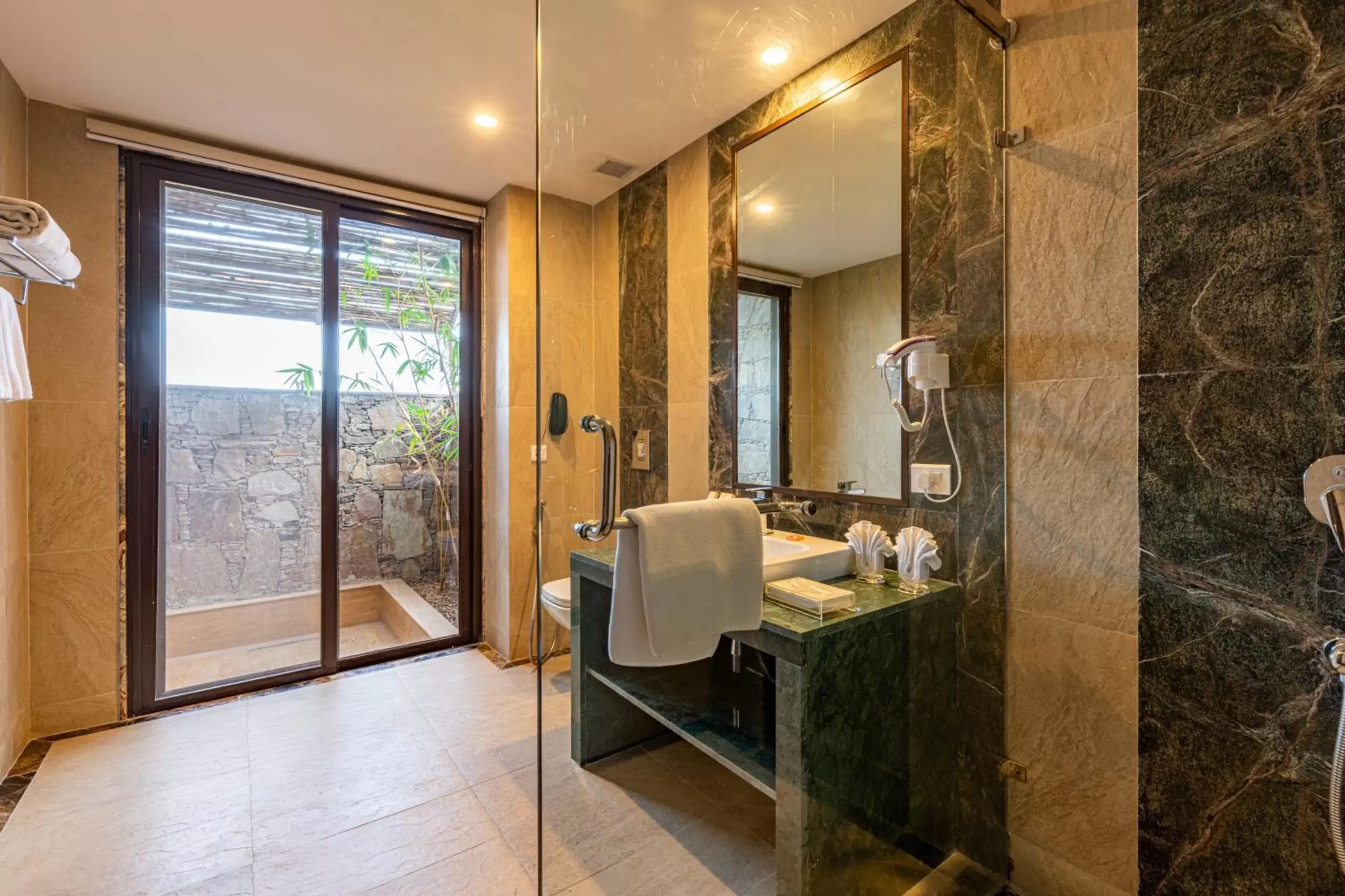 Bathroom in The Ananta Udaipur Resort & Spa
