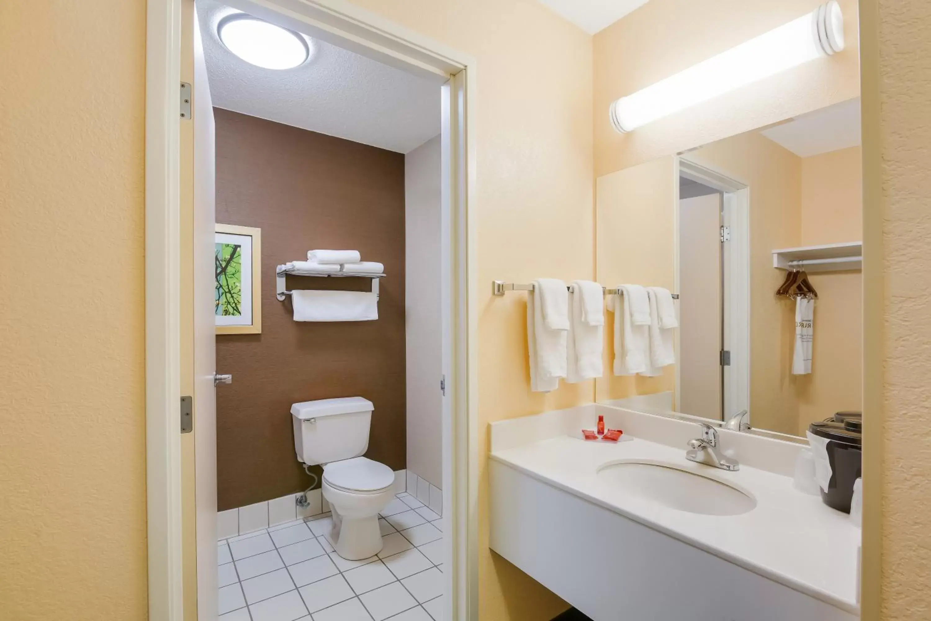 Bathroom in SureStay Plus Hotel by Best Western Minot