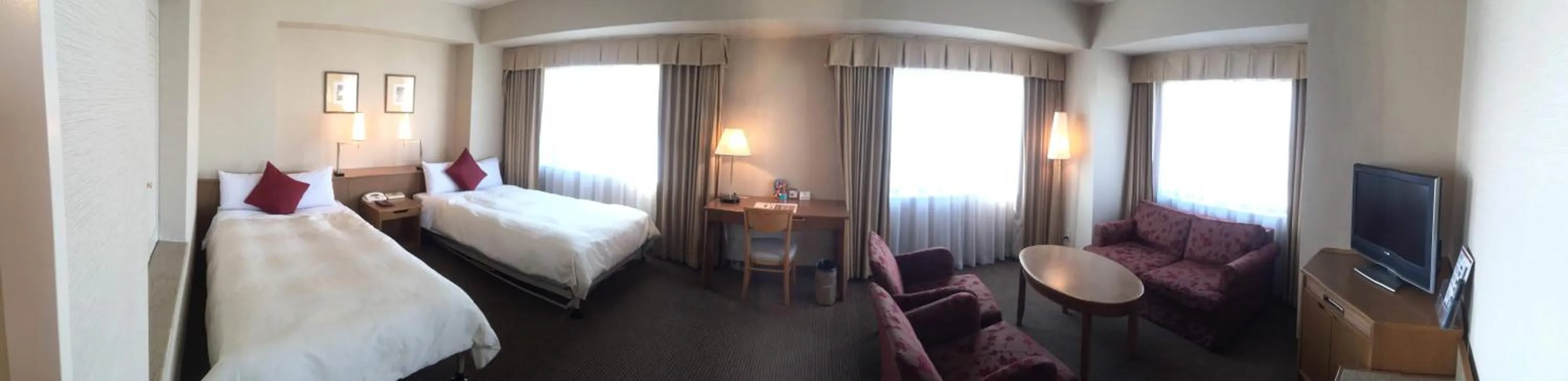 Photo of the whole room, Bed in Dai-ichi Hotel Ryogoku