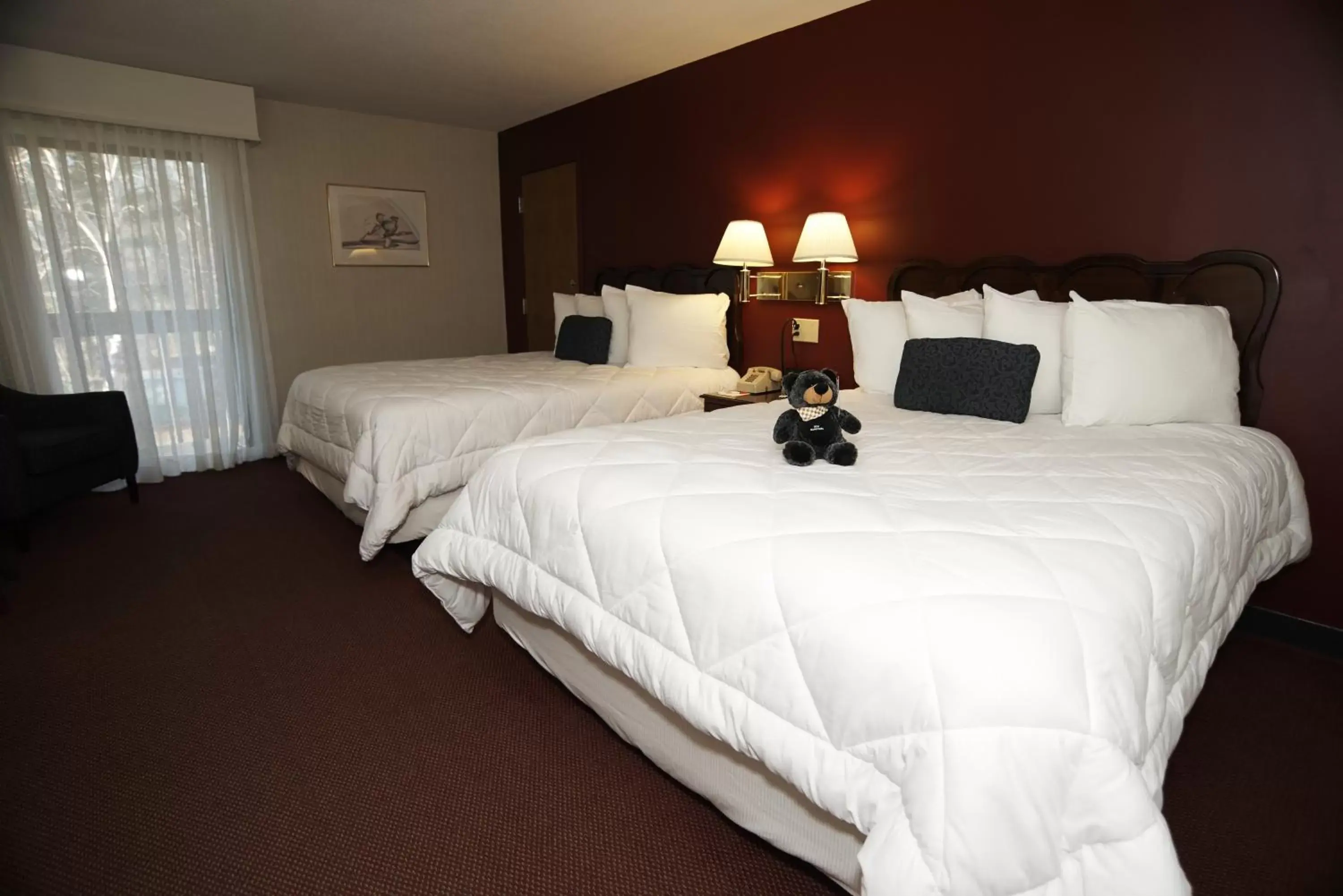 Photo of the whole room, Bed in Fireside Inn & Suites Gilford