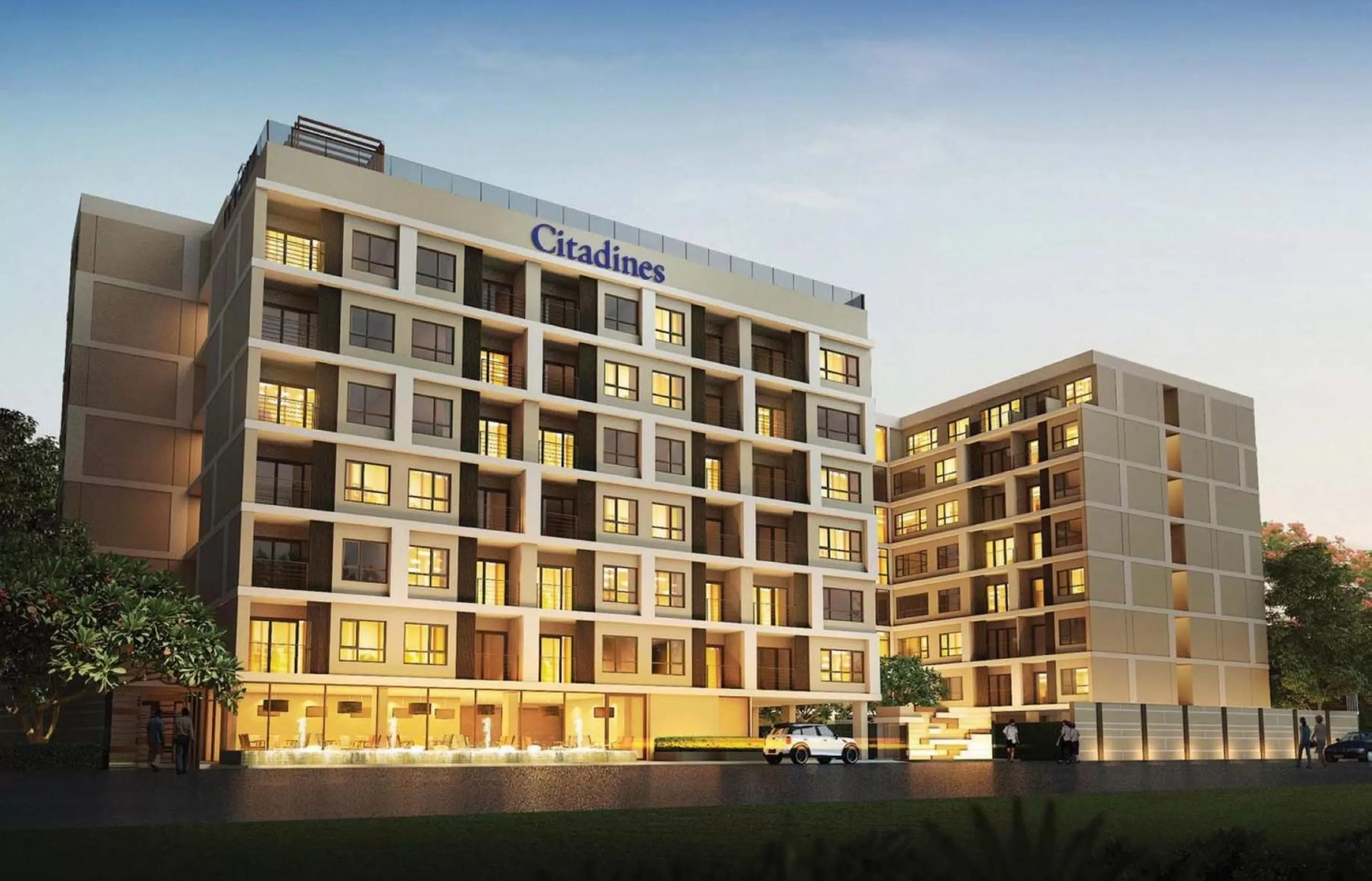 Facade/entrance in Citadines Grand Central Sri Racha