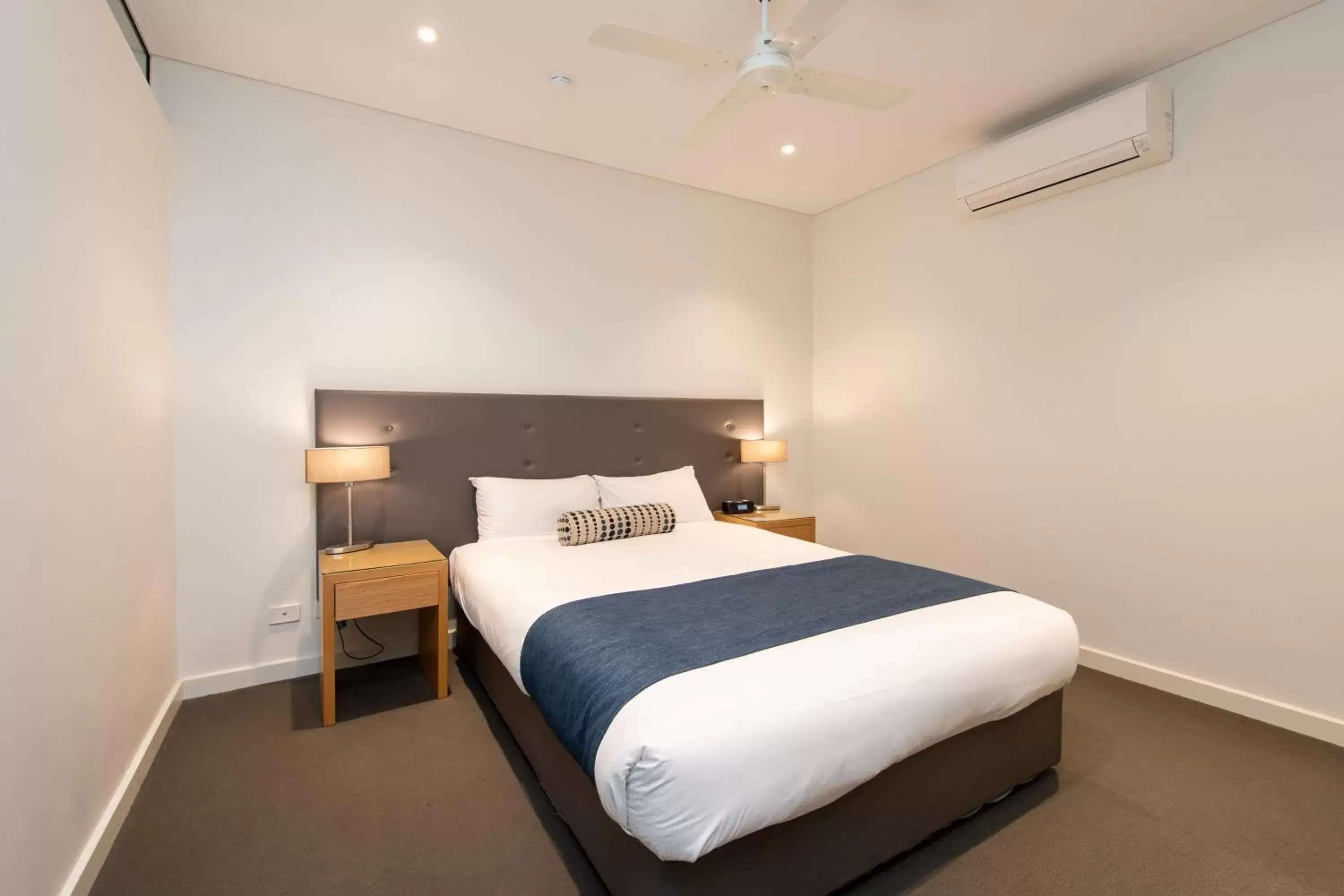 Bed in Mawson Lakes Hotel