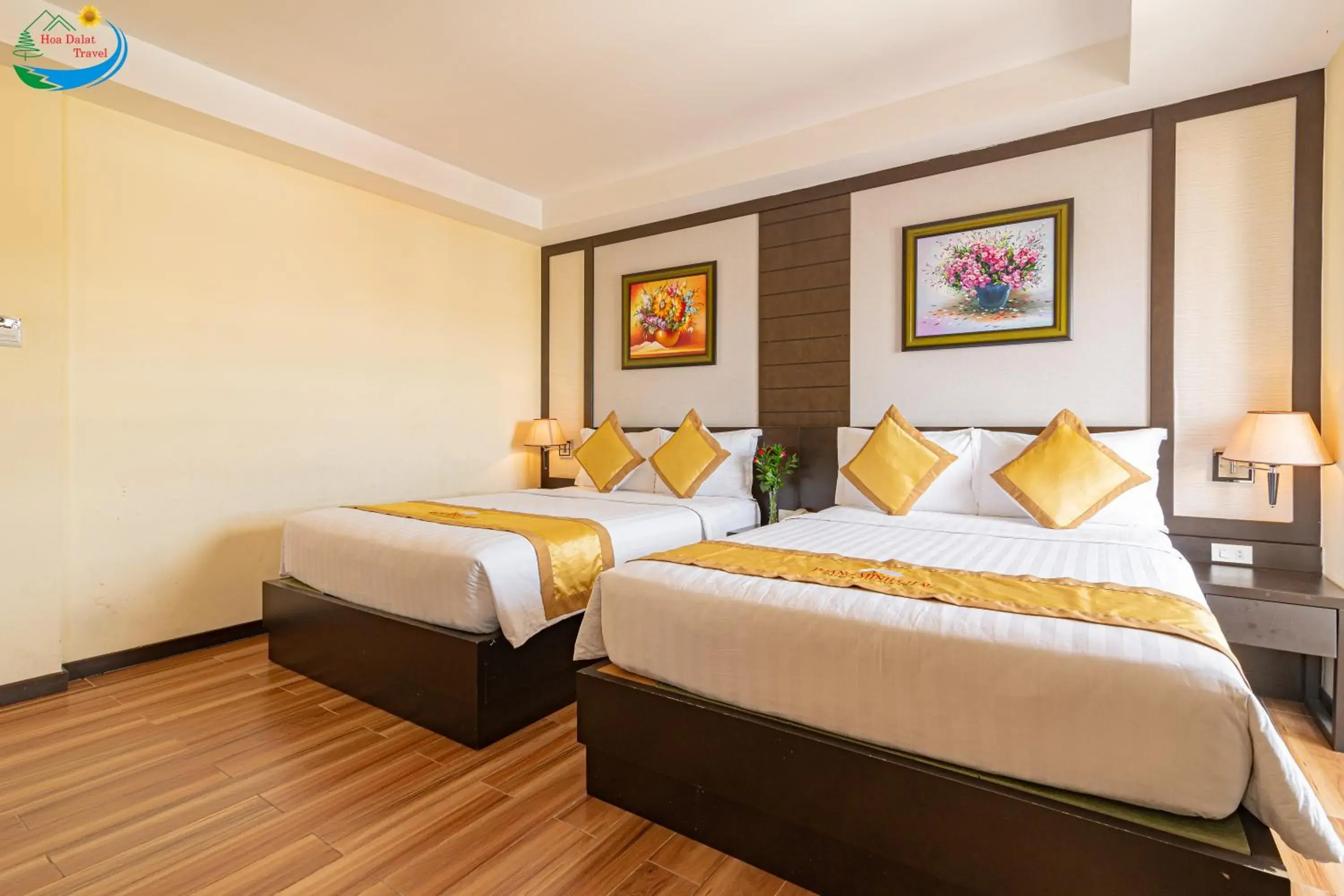 Bed in Hoang Minh Chau Ba Trieu Hotel Bed in Hoang Minh Chau Ba Trieu Hotel