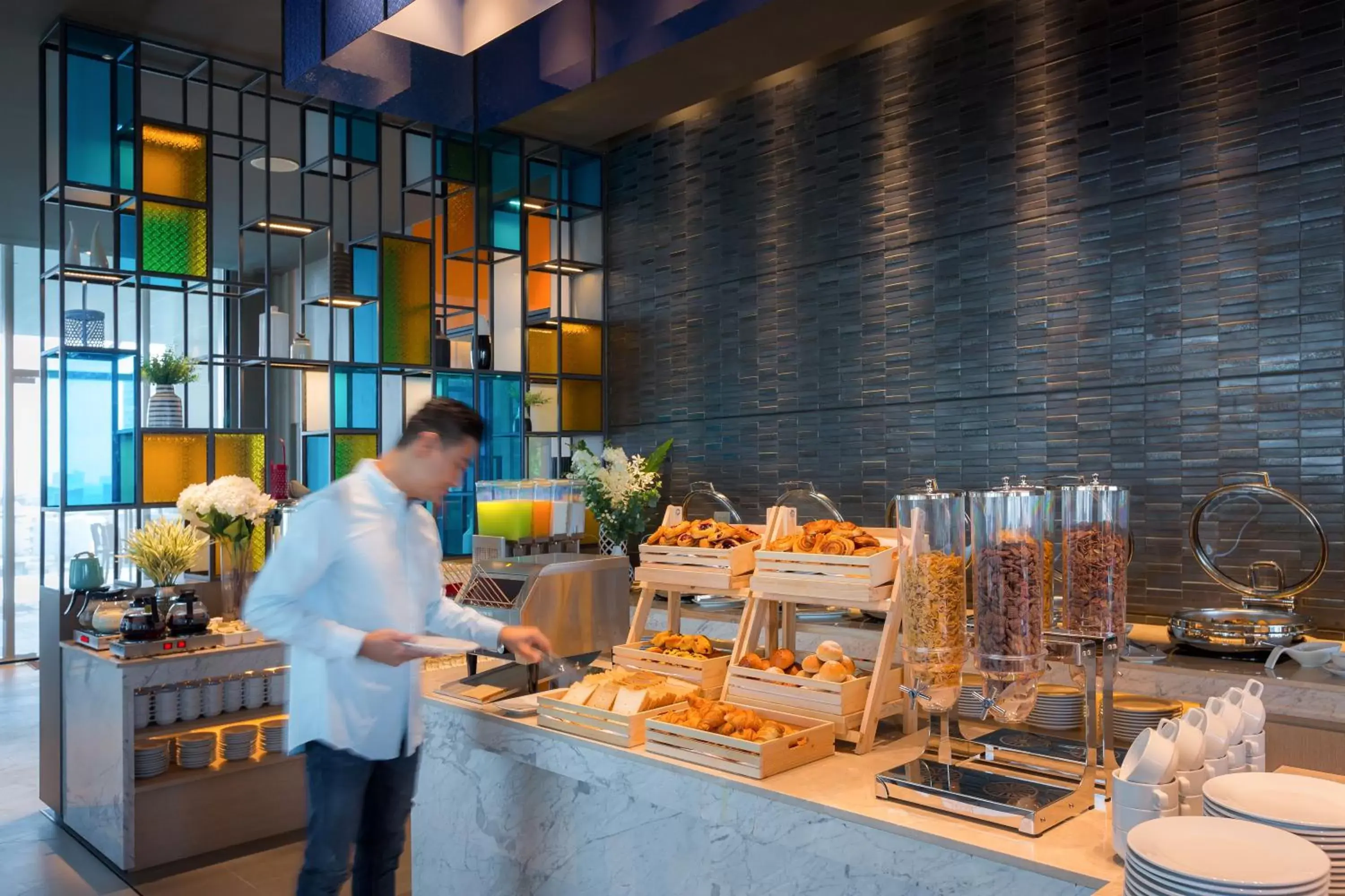 Buffet breakfast in ibis Styles Bangkok Sukhumvit Phra Khanong