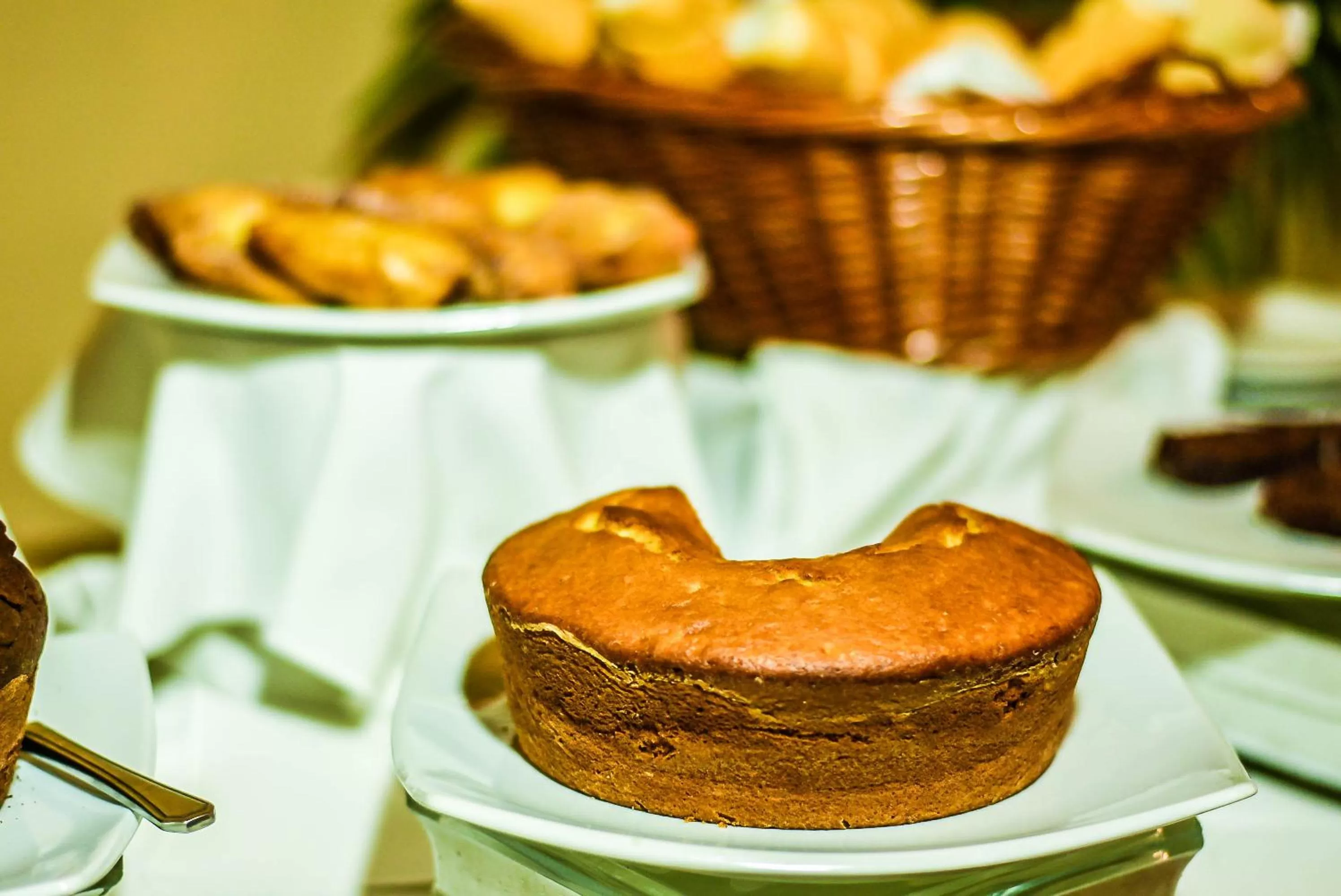 Buffet breakfast in Mont Blanc Apart Hotel Nova Iguaçu