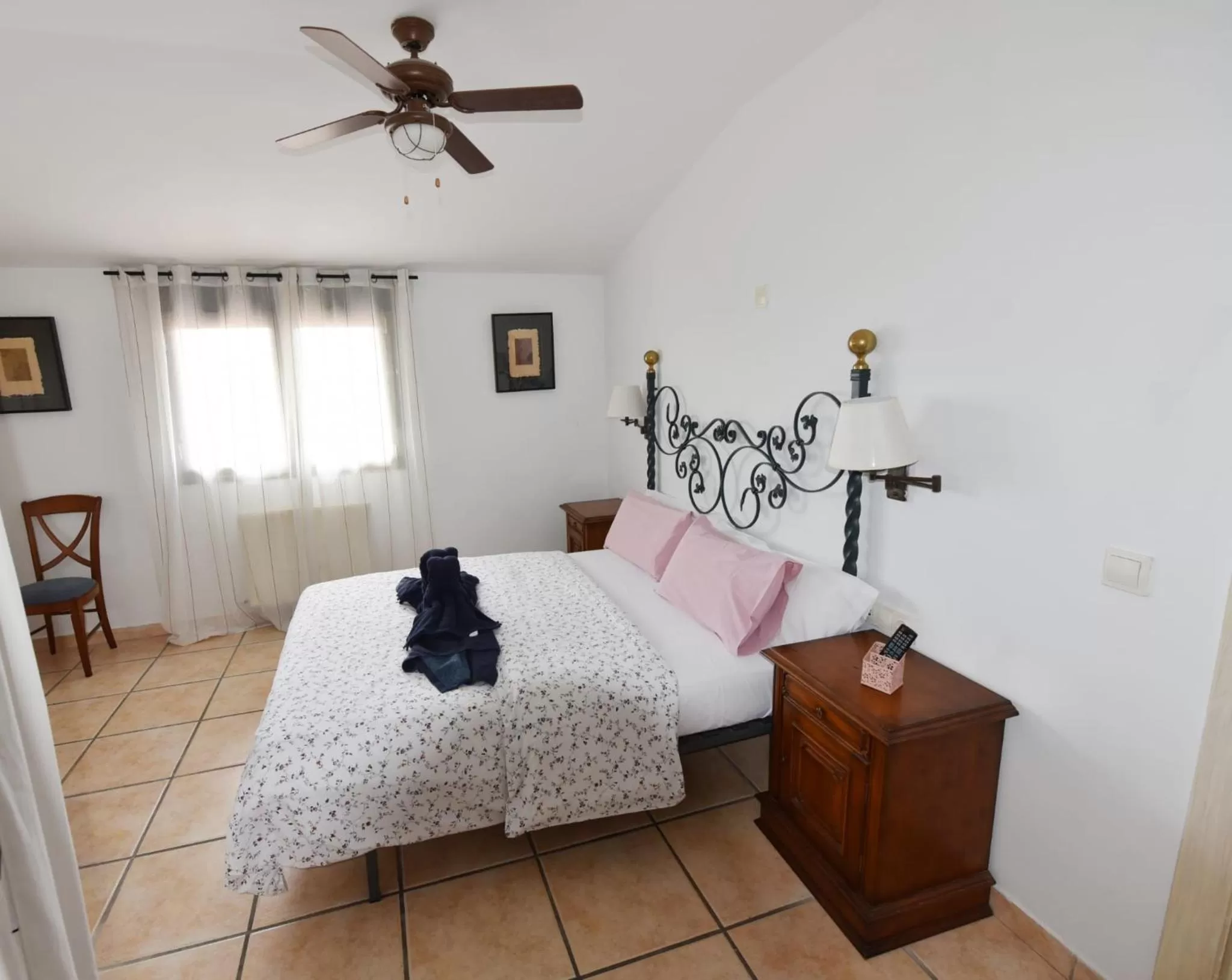 Bed in Hotel Rural el Castillo