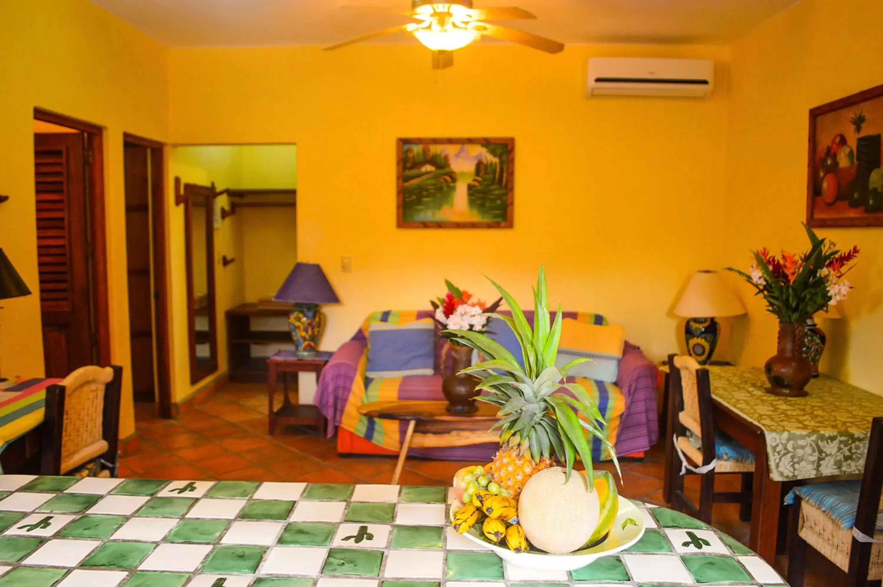 Living room in Hotel Casamar Suites