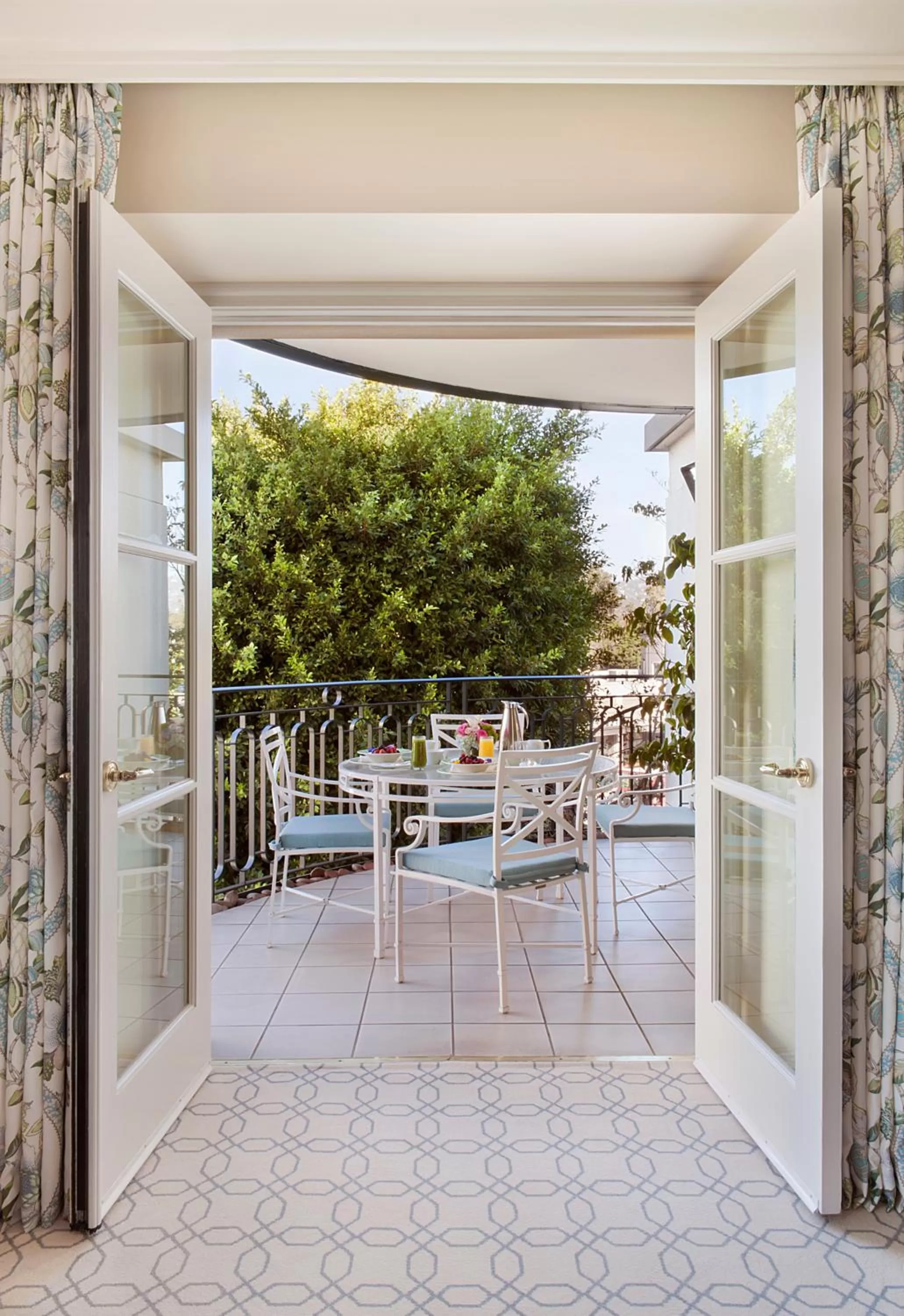 Patio in The Peninsula Beverly Hills