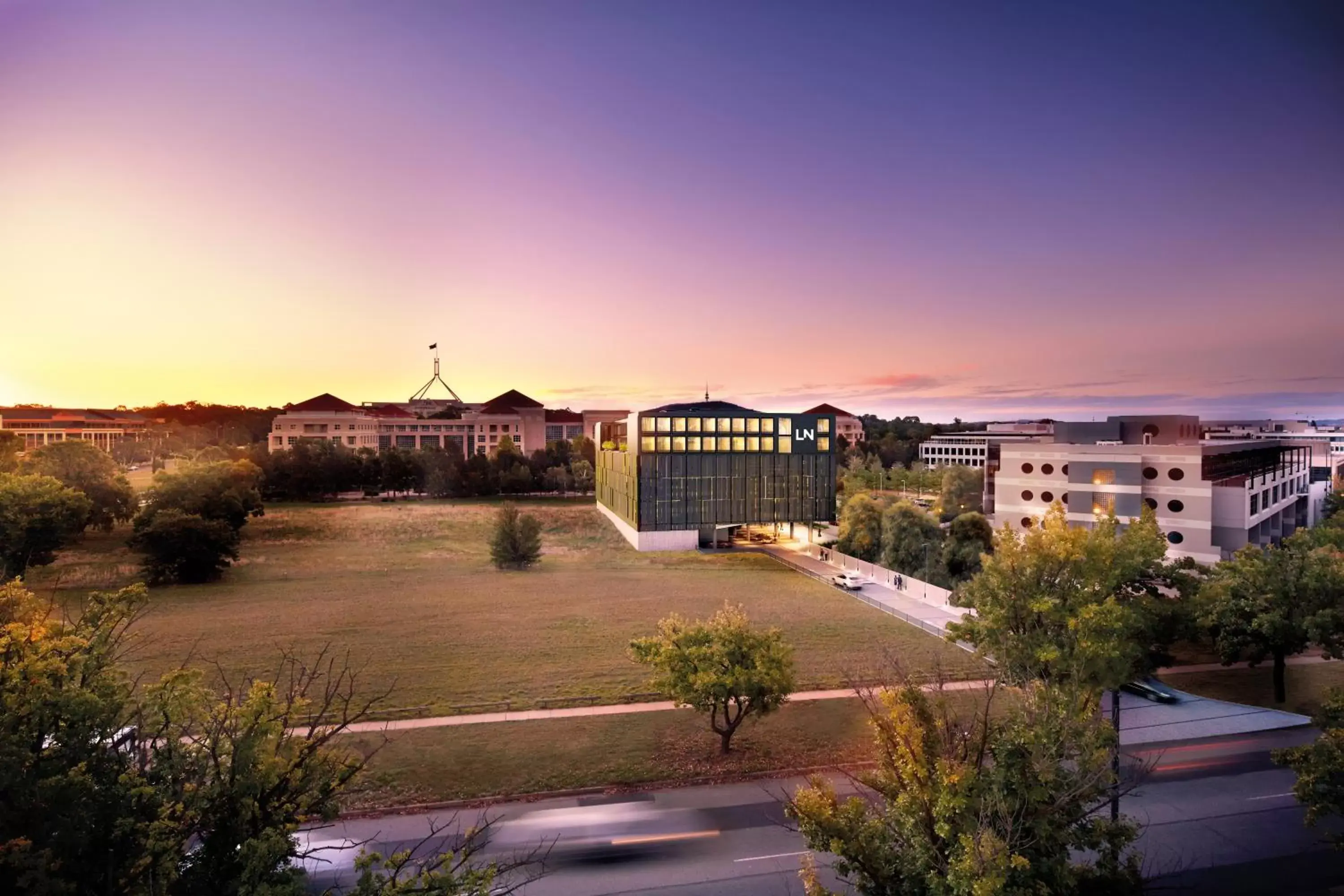 Property Building in Little National Hotel Canberra