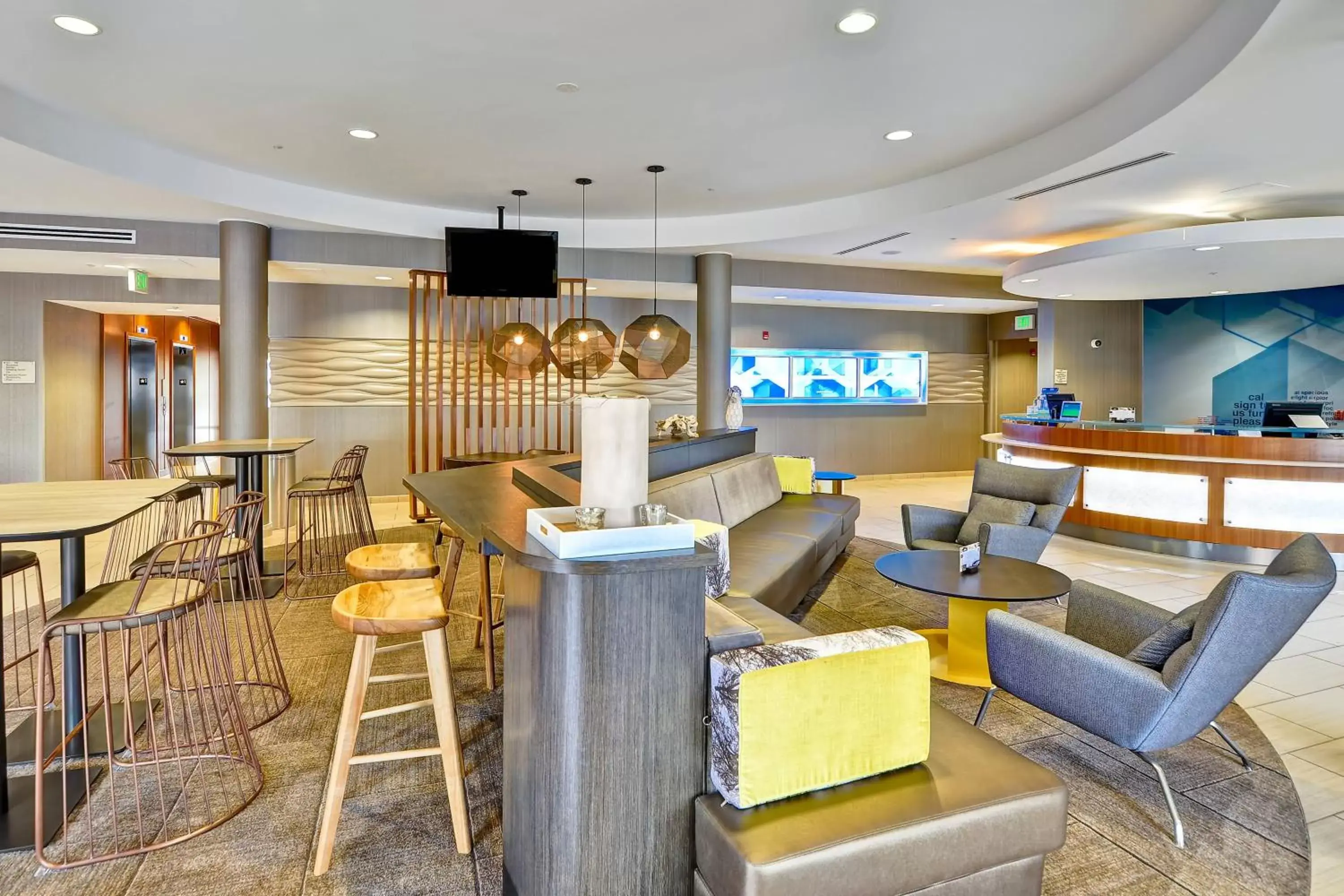 Lobby or reception, Lounge/Bar in SpringHill Suites By Marriott Columbia Fort Meade Area