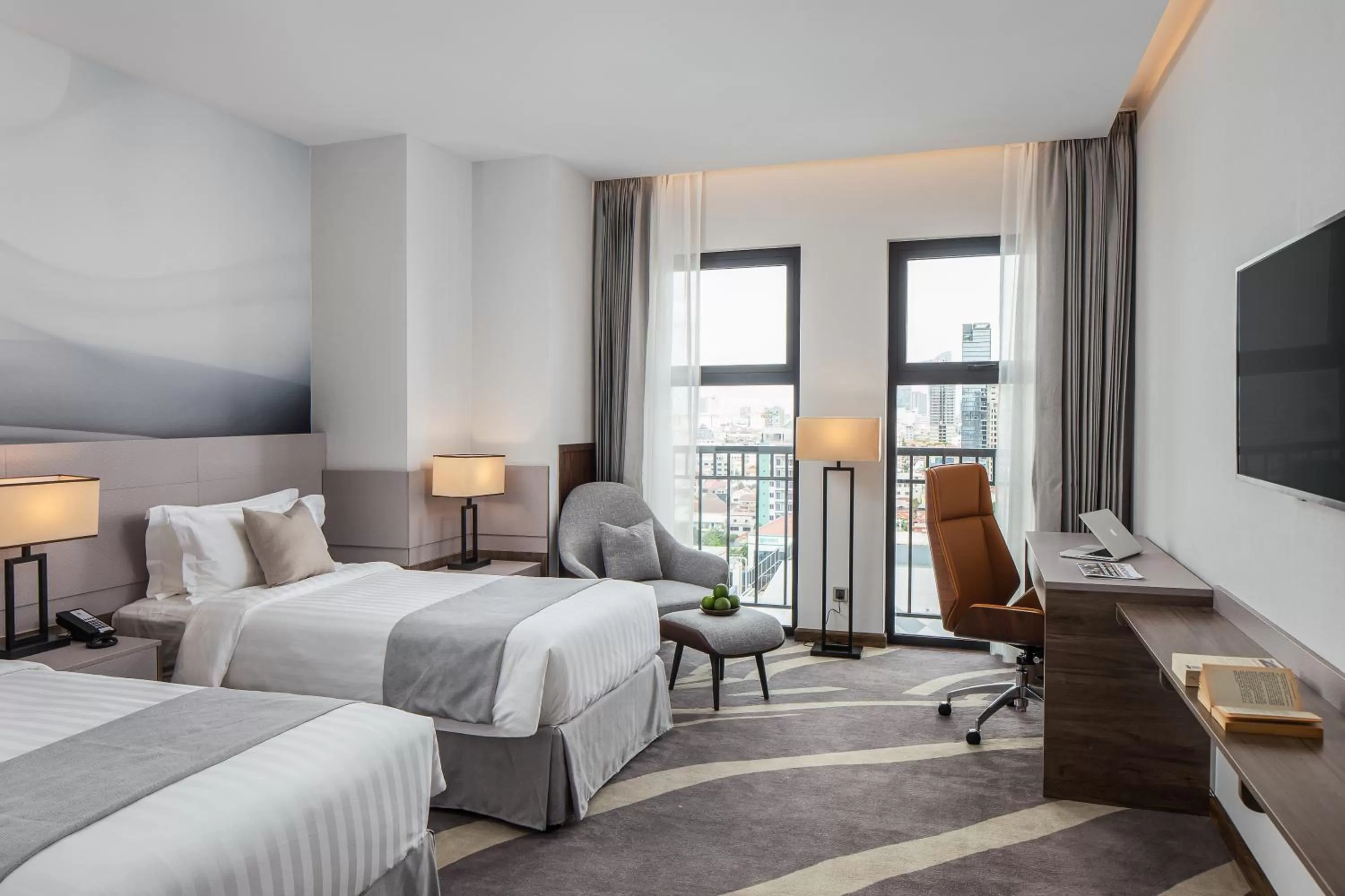 Bed in Sensory Park Urban Hotel