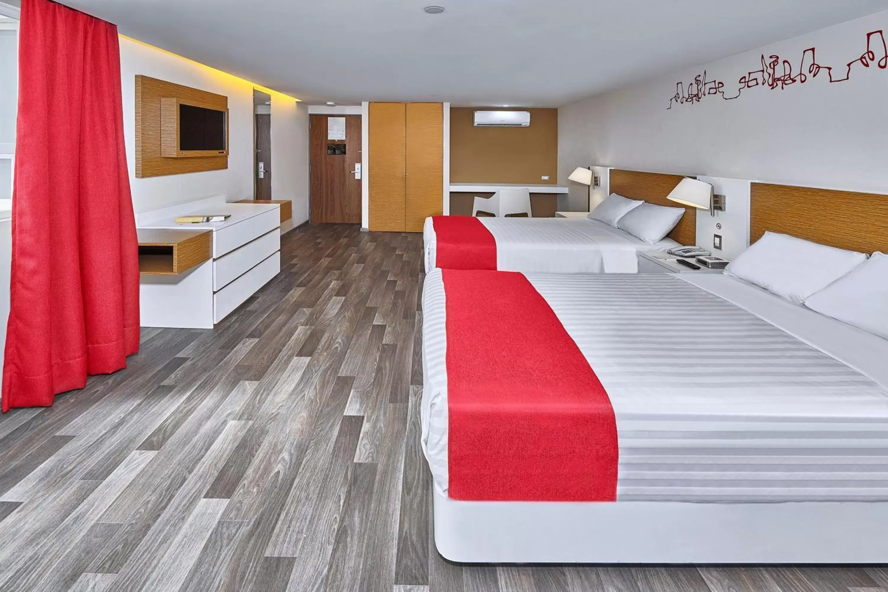 Superior Double Room with Two Double Beds in City Express by Marriott Ciudad de México Alameda