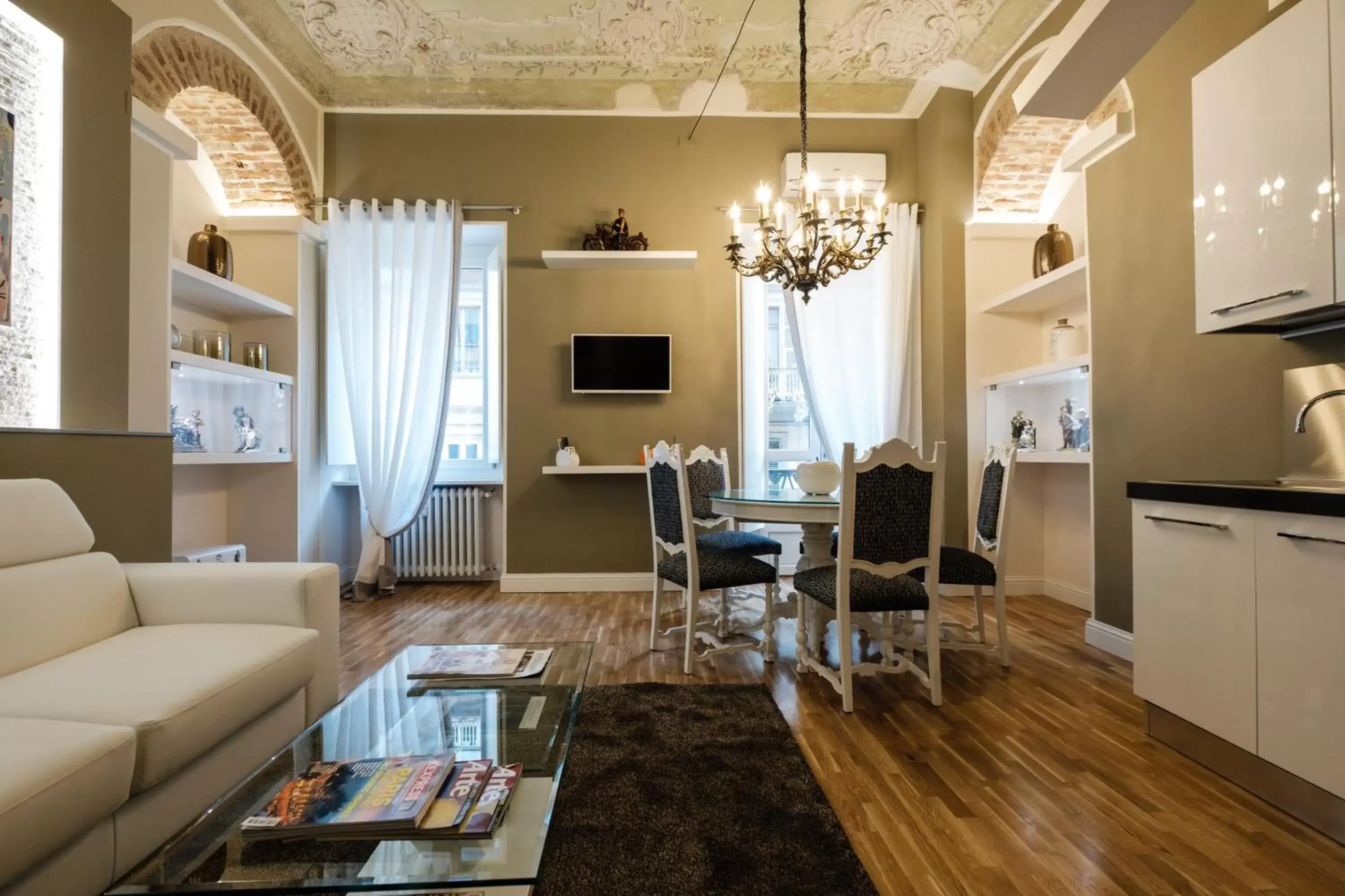 Living room, Seating Area in Apart Hotel Torino