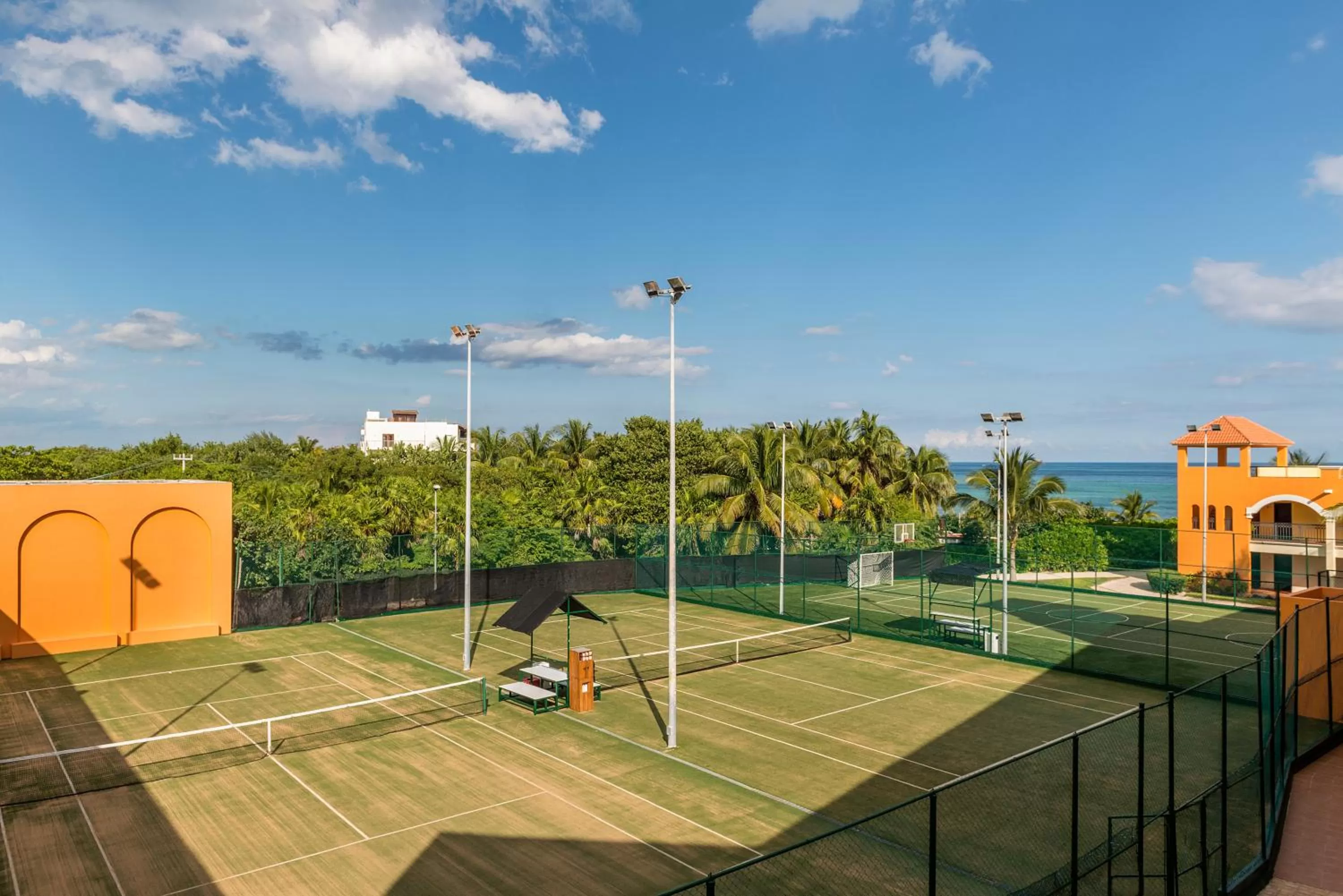 Tennis court in El Beso Adults Only at Ocean Coral & Turquesa All Inclusive
