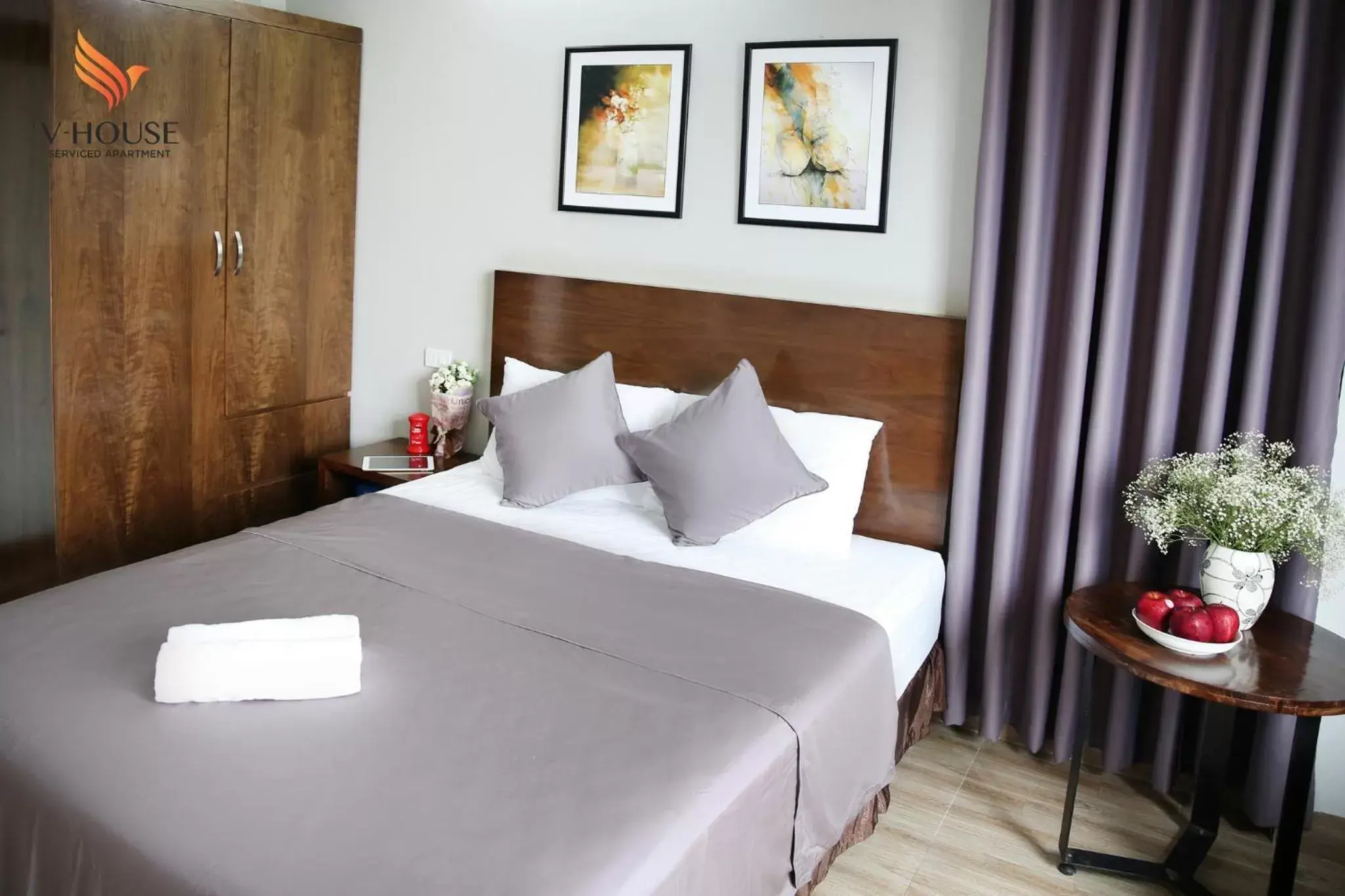 Bed in V House 6 Serviced Apartment Bed in V House 6 Serviced Apartment