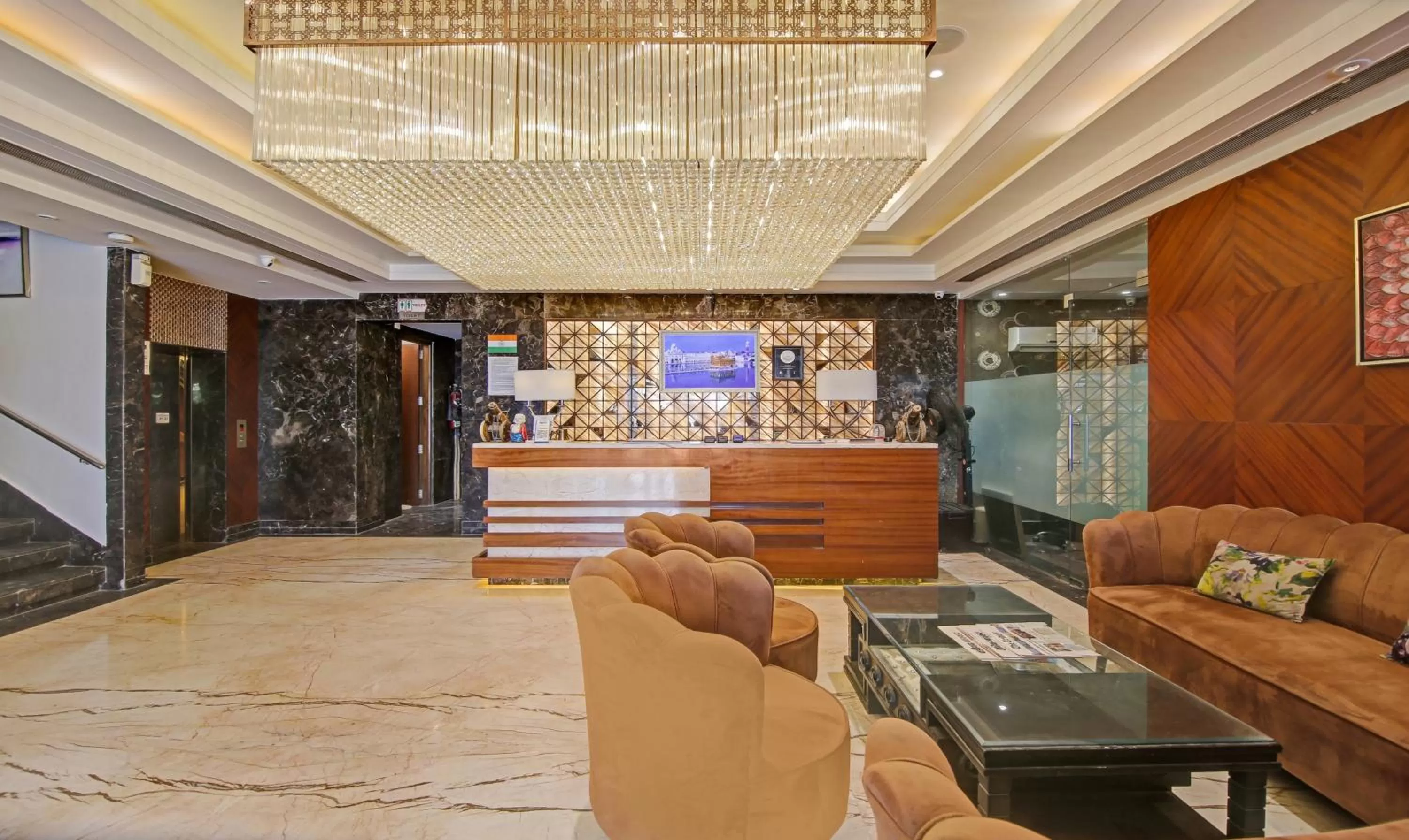 Lobby or reception in Treebo Premium Arista