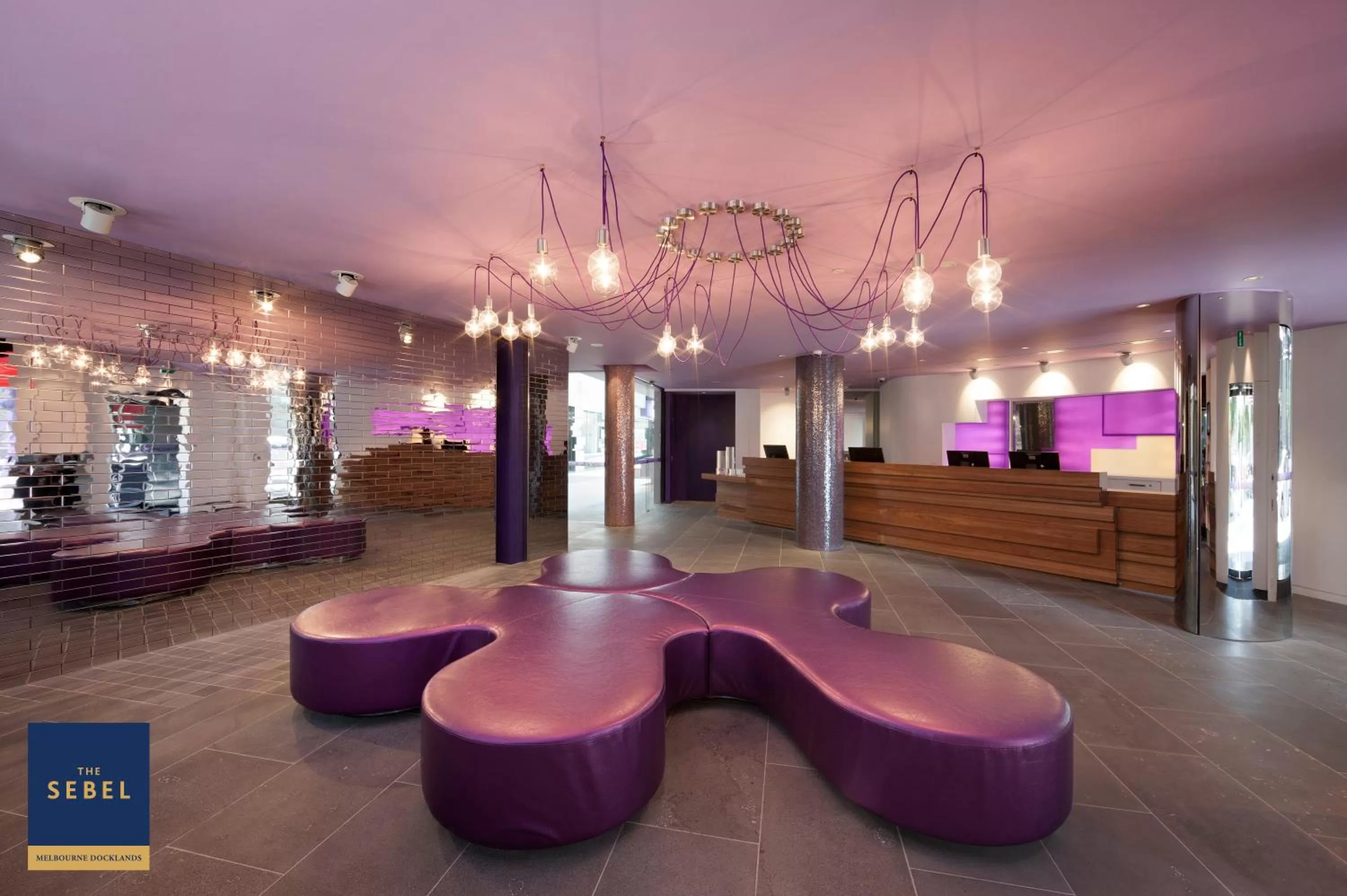 Lobby or reception in The Sebel Residences Melbourne Docklands Serviced Apartments