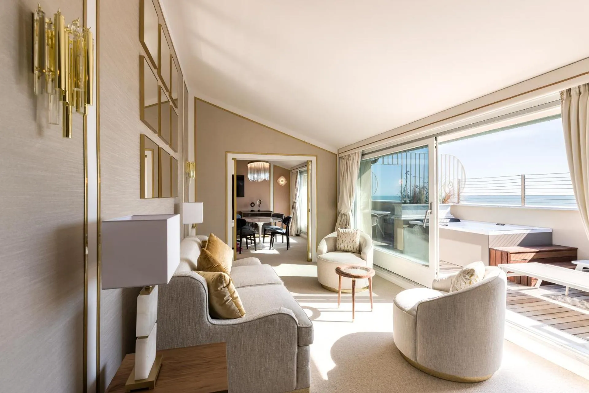 Living room in Grand Hotel Principe Di Piemonte