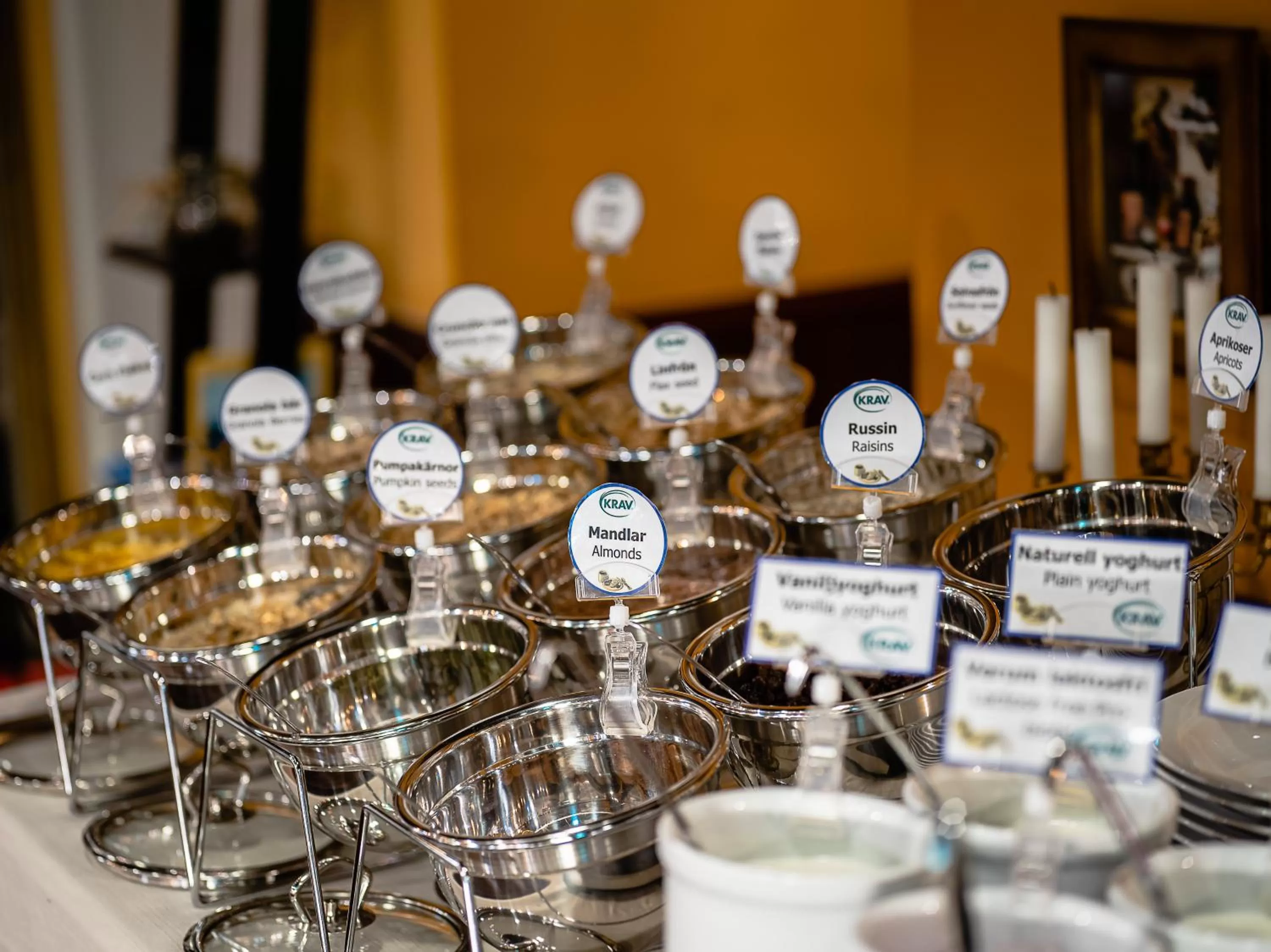 Buffet breakfast in Fagersta Wärdshuset C. Dickens