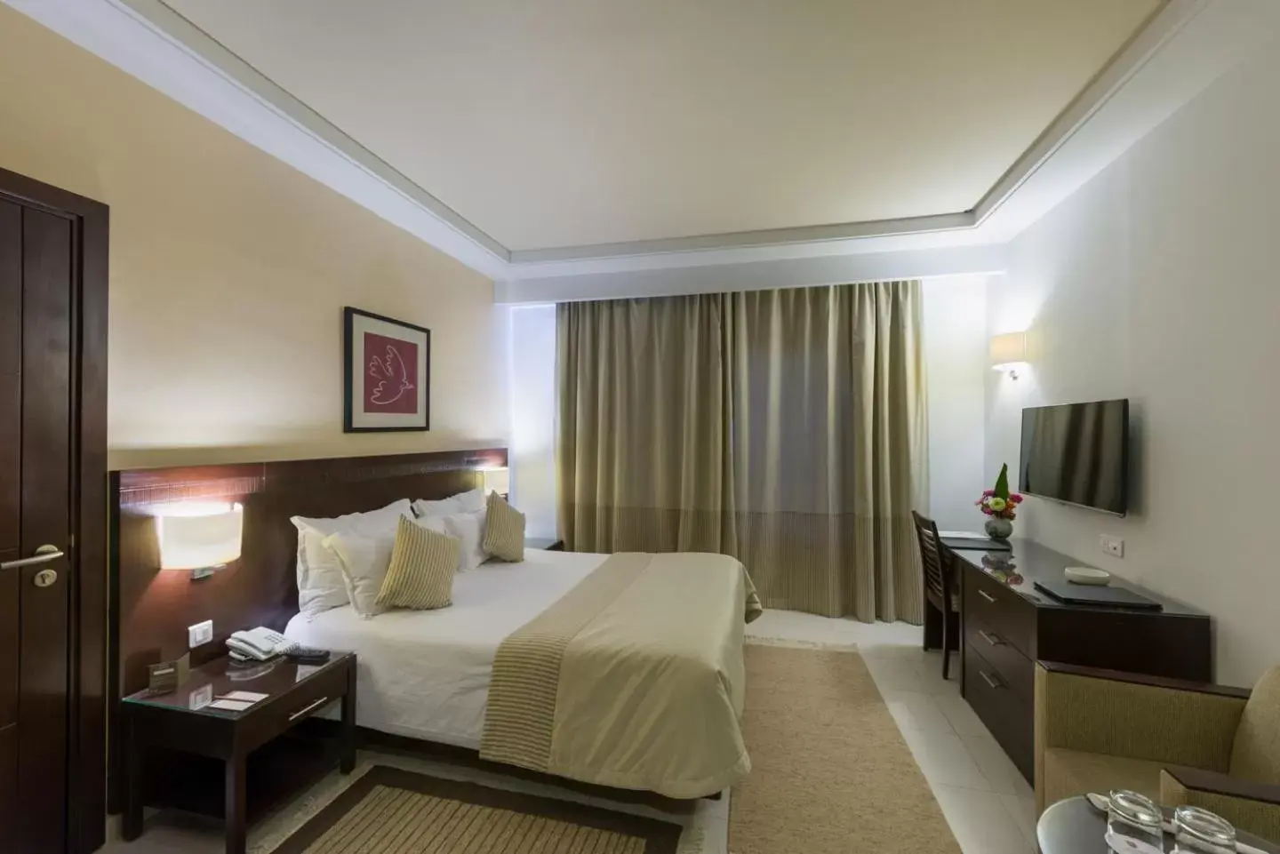 Bed in Le Corail Suites Hotel Bed in Le Corail Suites Hotel