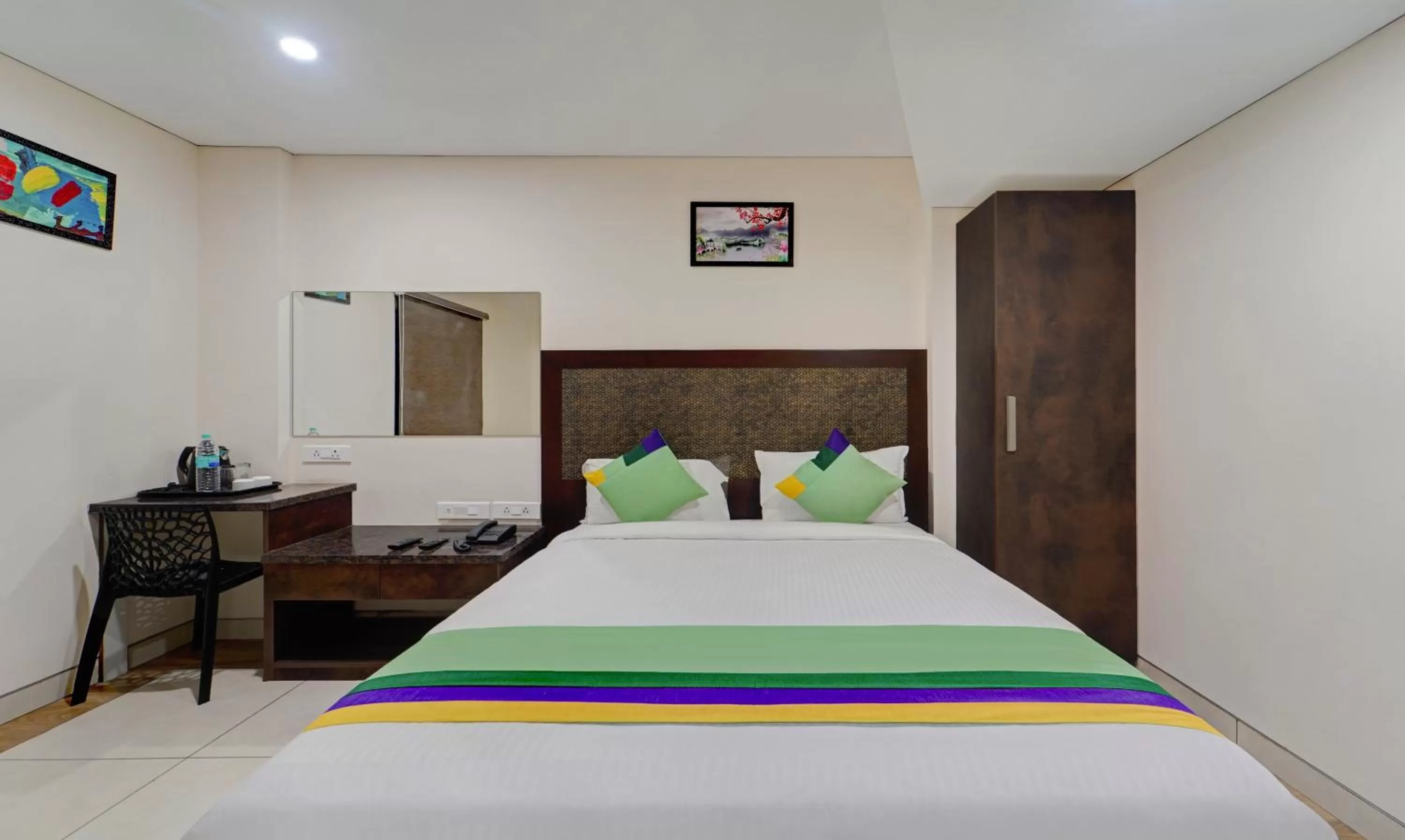Bed in Treebo Vetri Supreme Residency