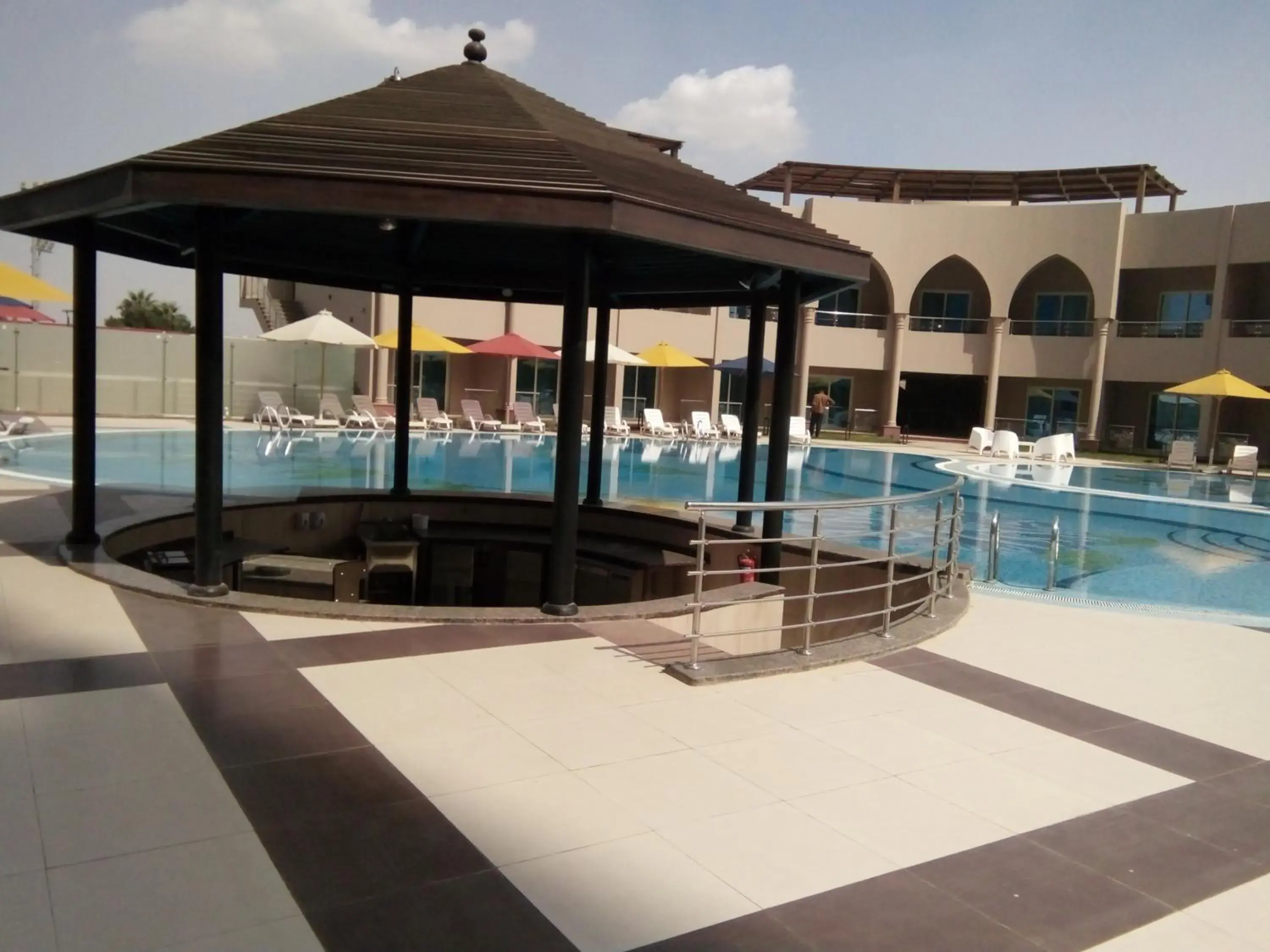 BBQ facilities, Swimming Pool in Tolip Golden Plaza