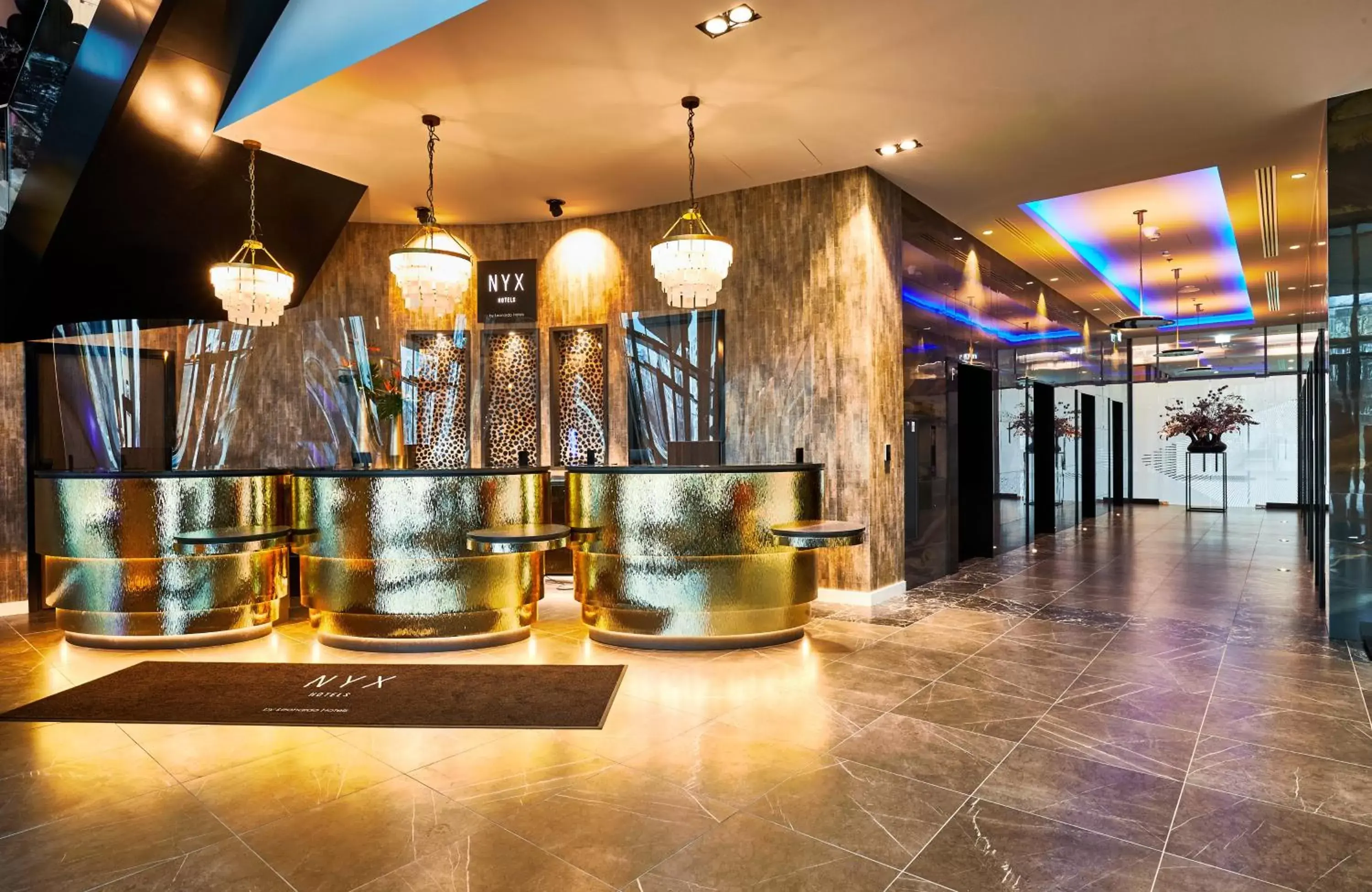 Lobby or reception in NYX Hotel Warsaw by Leonardo Hotels