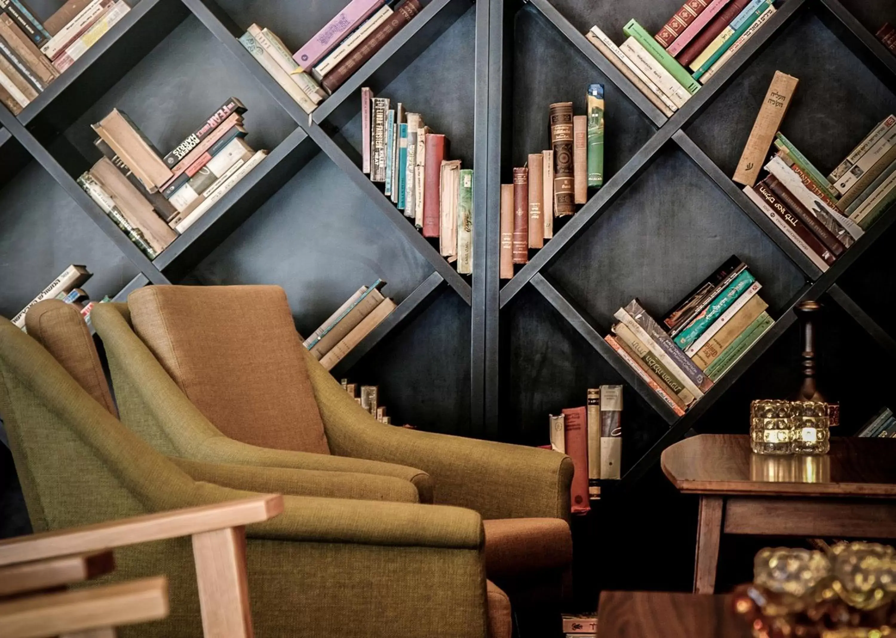 Lobby or reception, Library in Brown TLV Urban Hotel a member of Brown Hotels