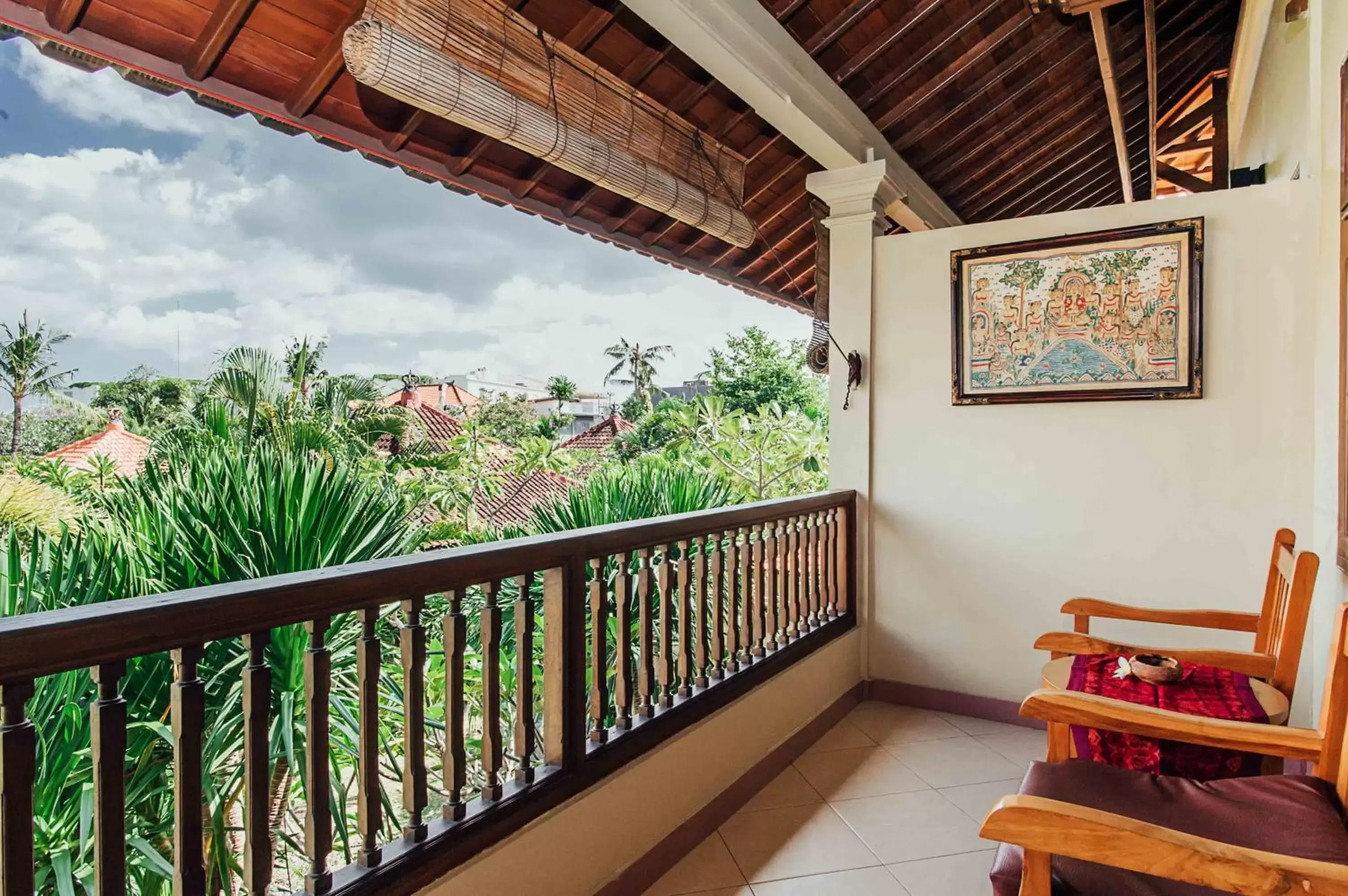 Balcony/Terrace in Kuta Puri Bungalows, Villas and Resort