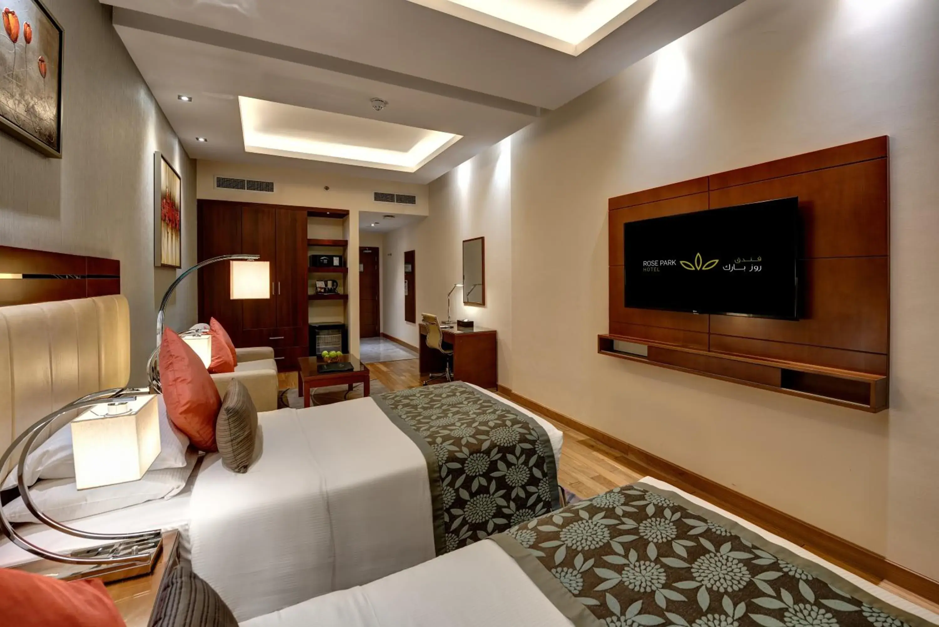 Photo of the whole room, TV/Entertainment Center in Rose Park Hotel - Al Barsha, Opposite Metro Station