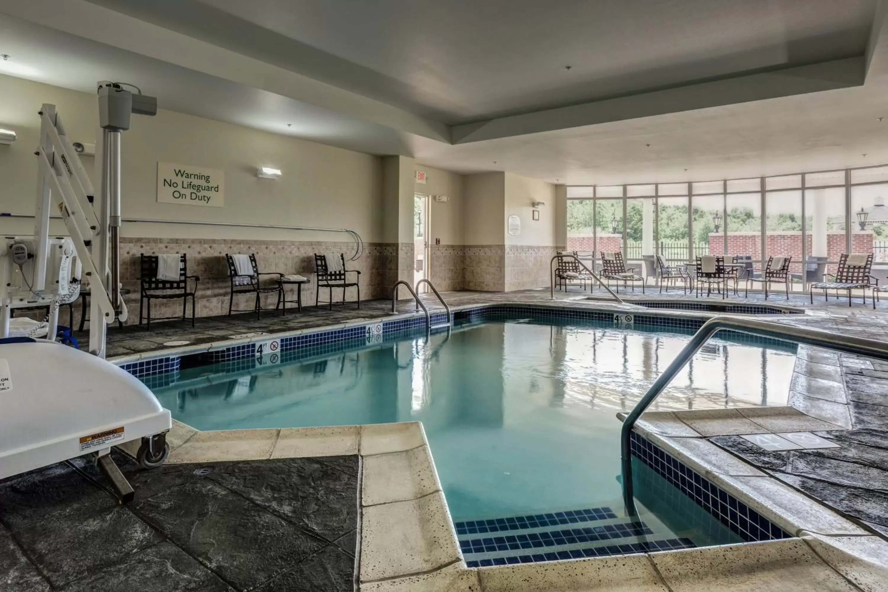 Swimming Pool in Courtyard Hadley Amherst