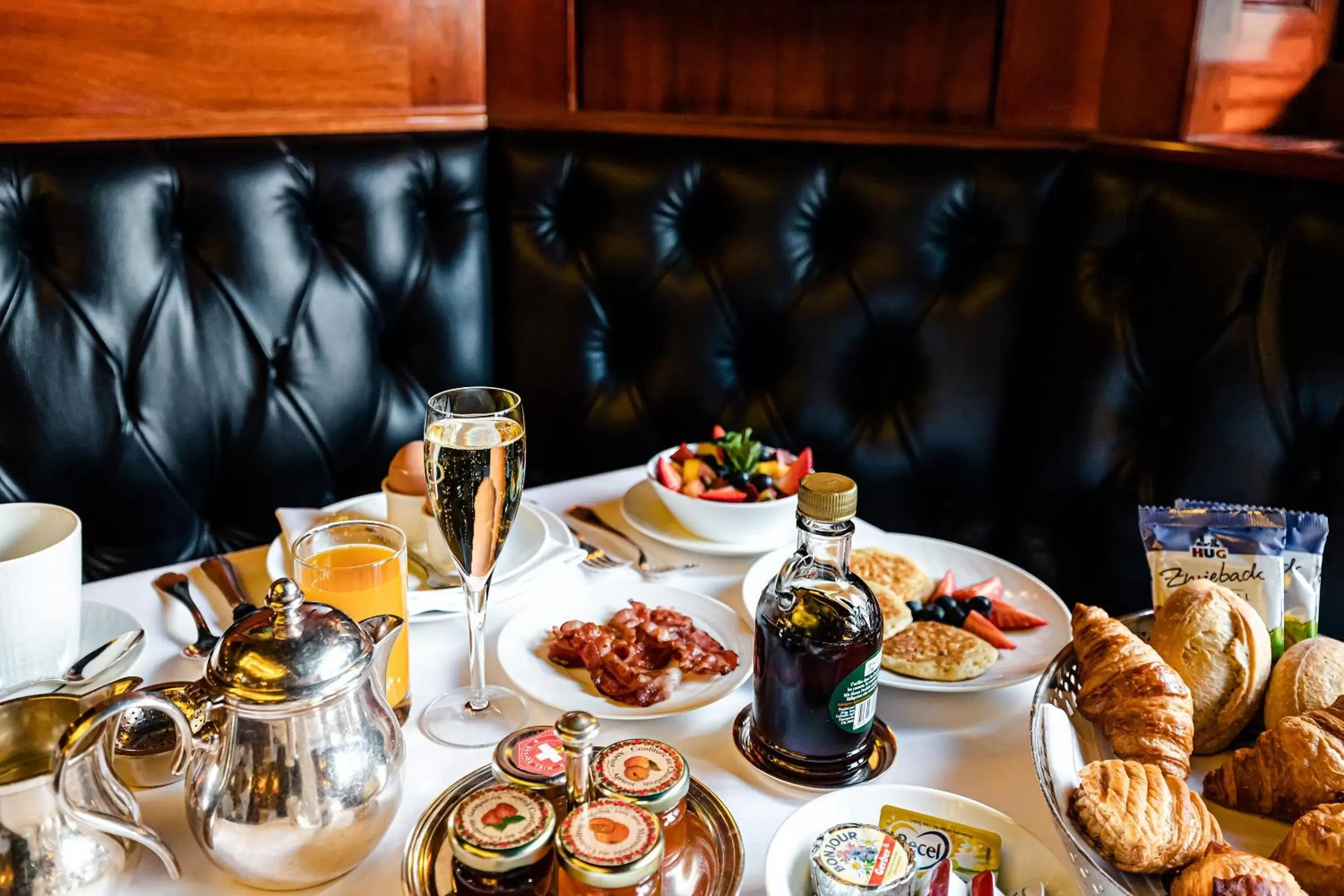 Food close-up in Hôtel de la Cigogne Food close-up in Hôtel de la Cigogne