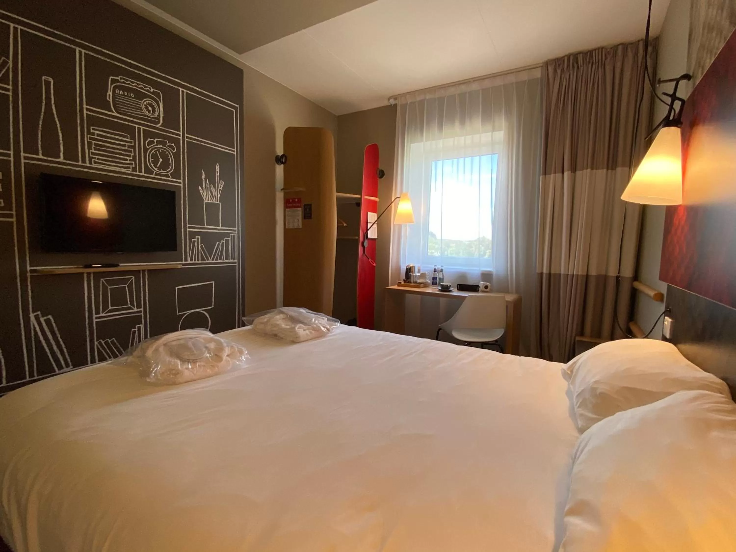 Bedroom, Bed in ibis Vilnius Centre