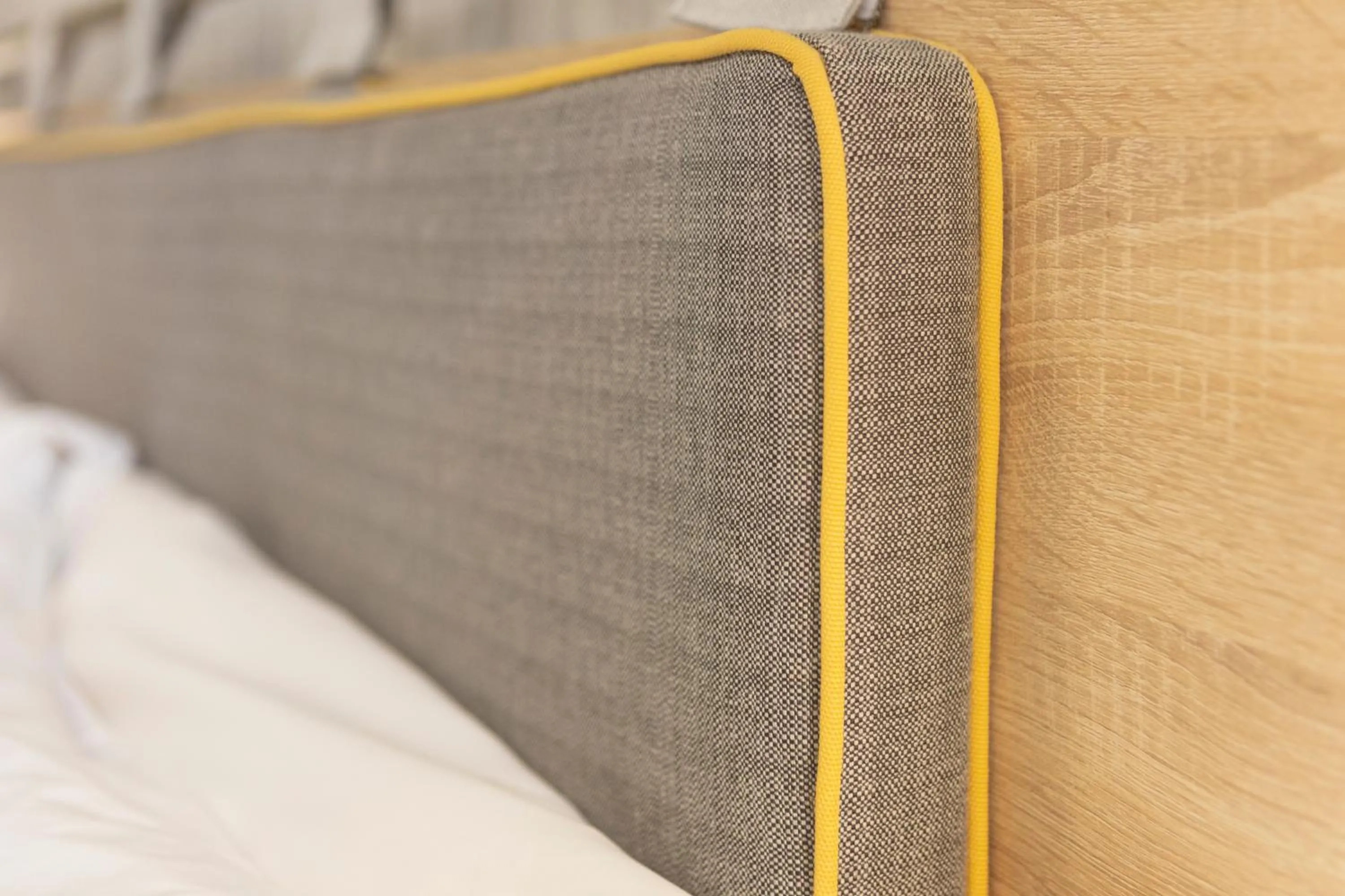 Decorative detail, Bed in Pan Hotel