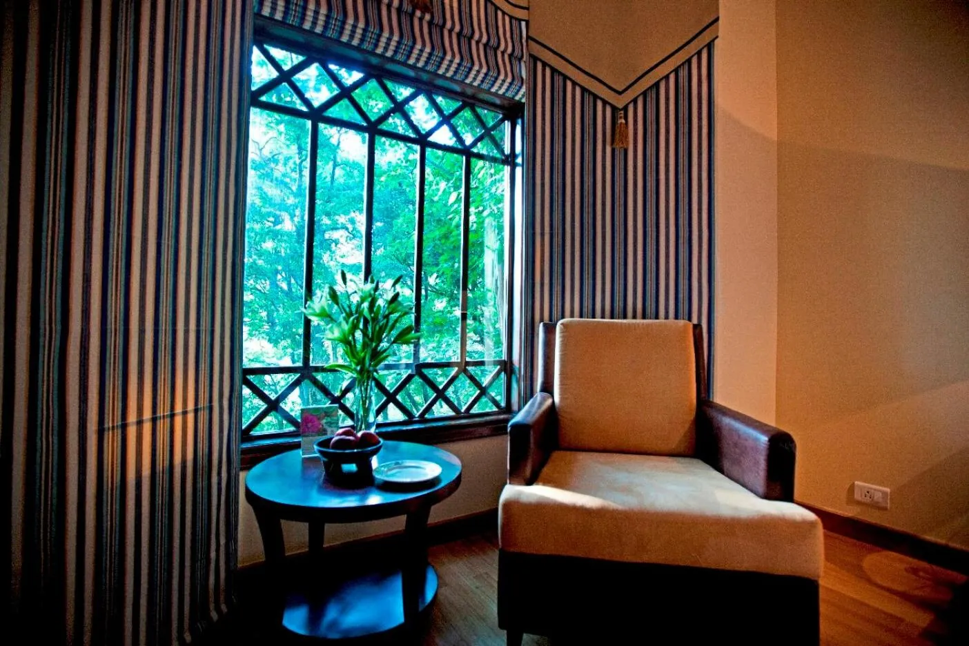 Seating area in The Claridges Nabha Residence