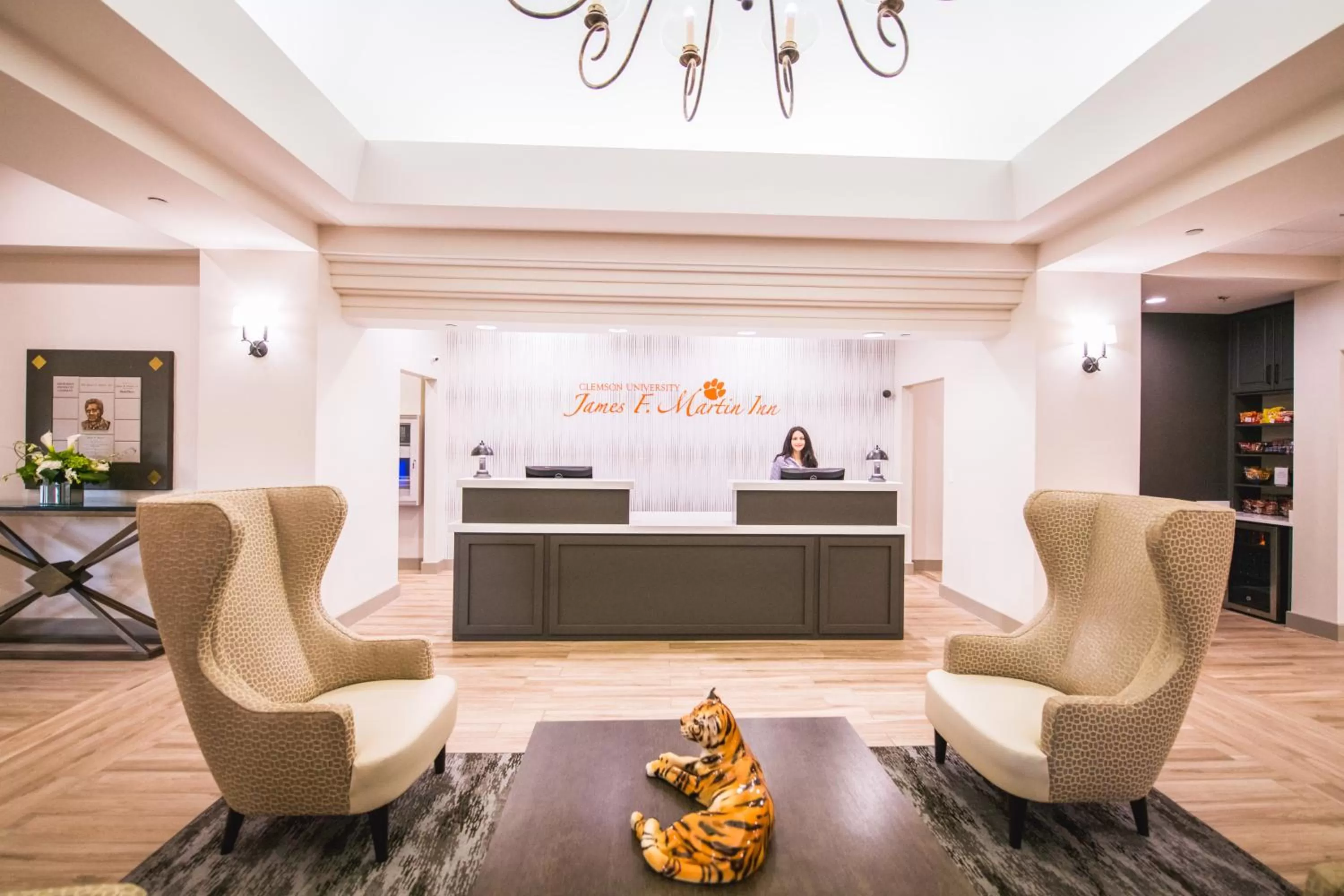 Lobby or reception in James F. Martin Inn