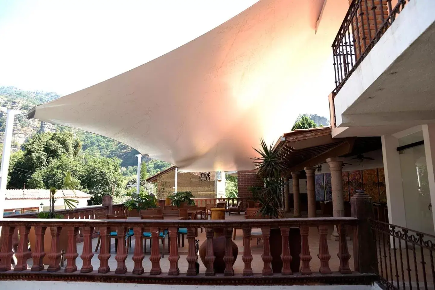 Balcony/Terrace in Hotel Hacienda Ventana del Cielo