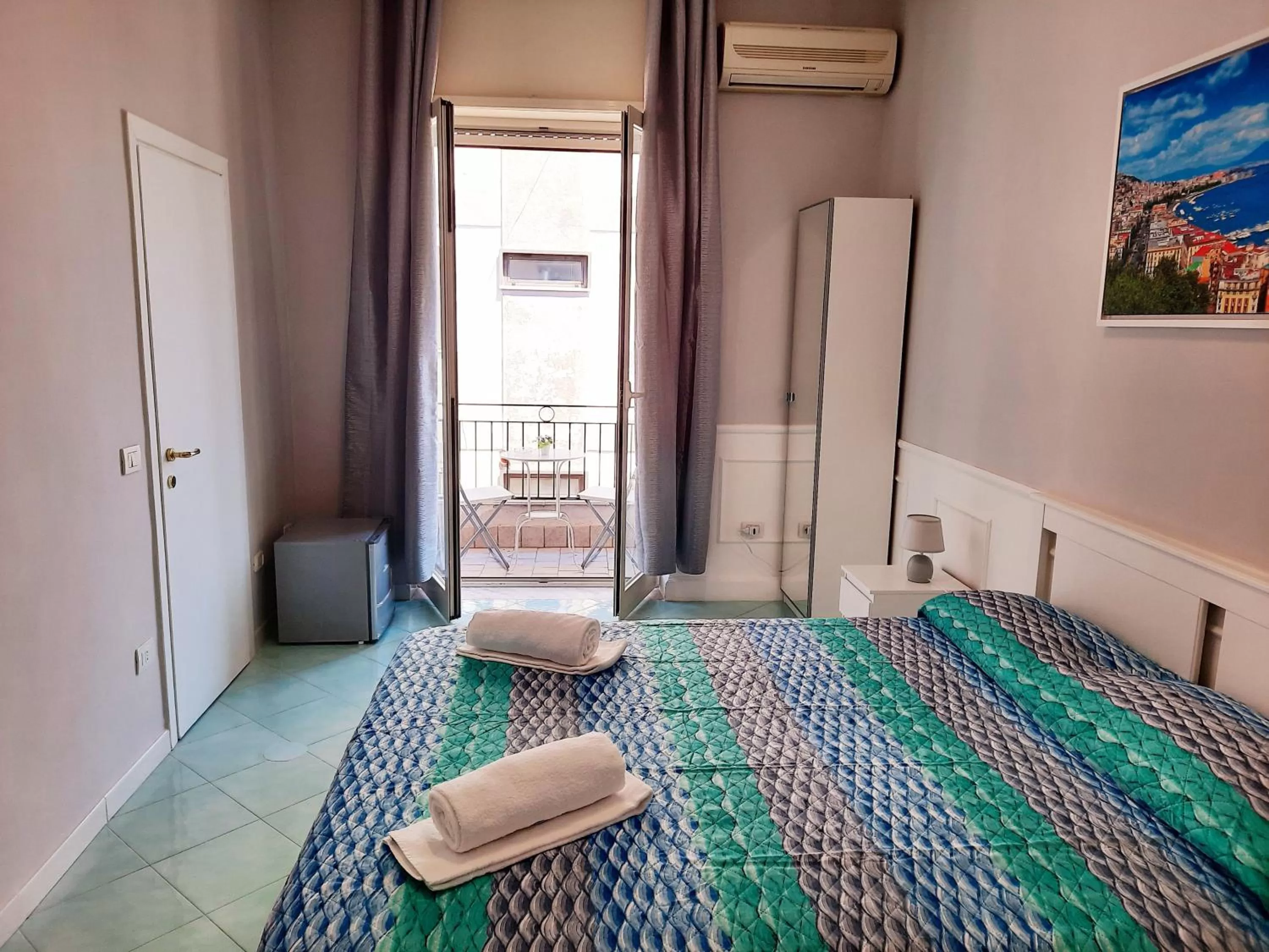 Patio, Bed in B&B BellaNapoli