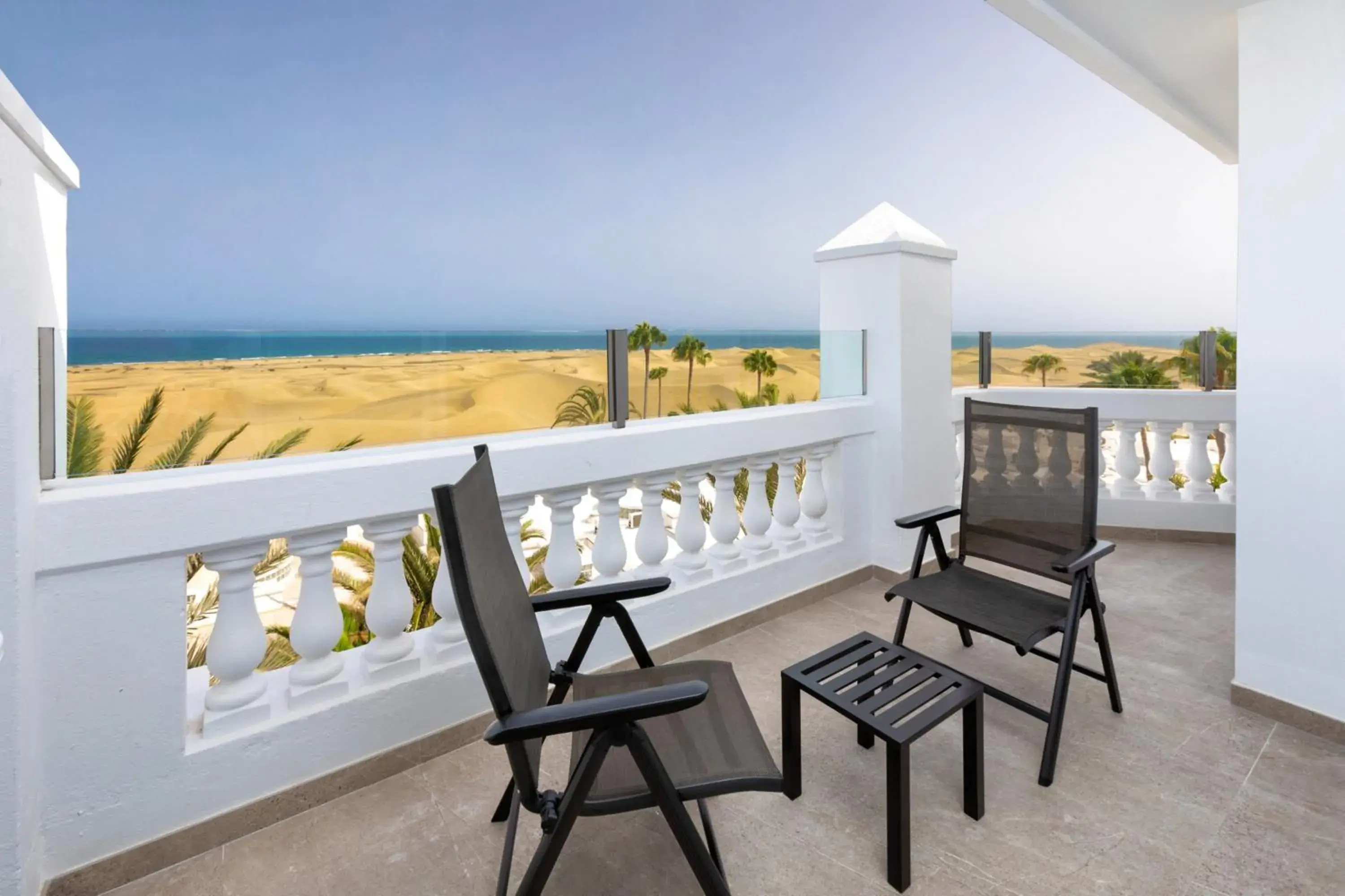 View (from property/room), Balcony/Terrace in Hotel Riu Palace Maspalomas - Adults Only