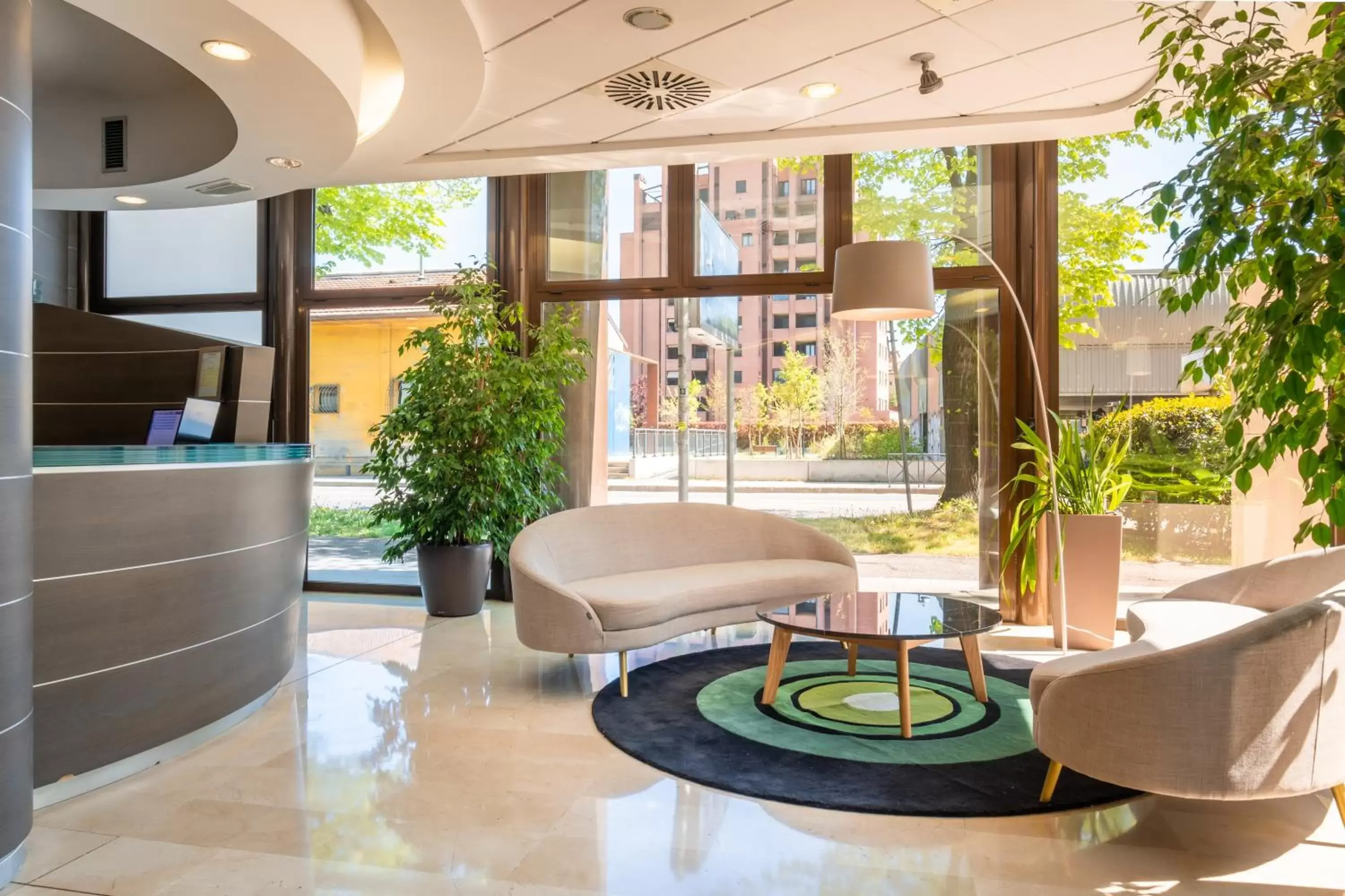 Lobby or reception in Aemilia Hotel Bologna