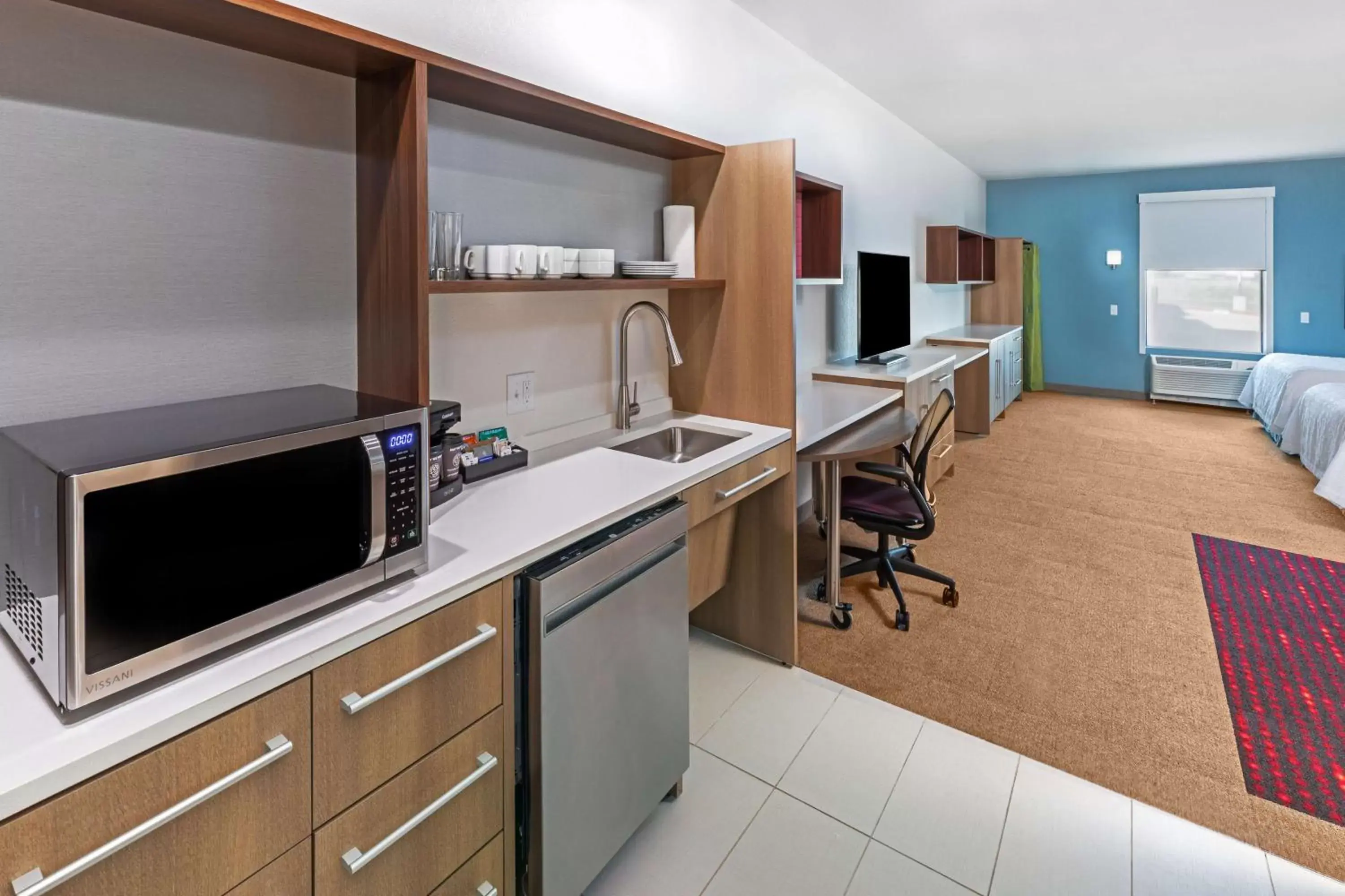 Kitchen or kitchenette, Kitchen/Kitchenette in Home2 Suites by Hilton Weatherford