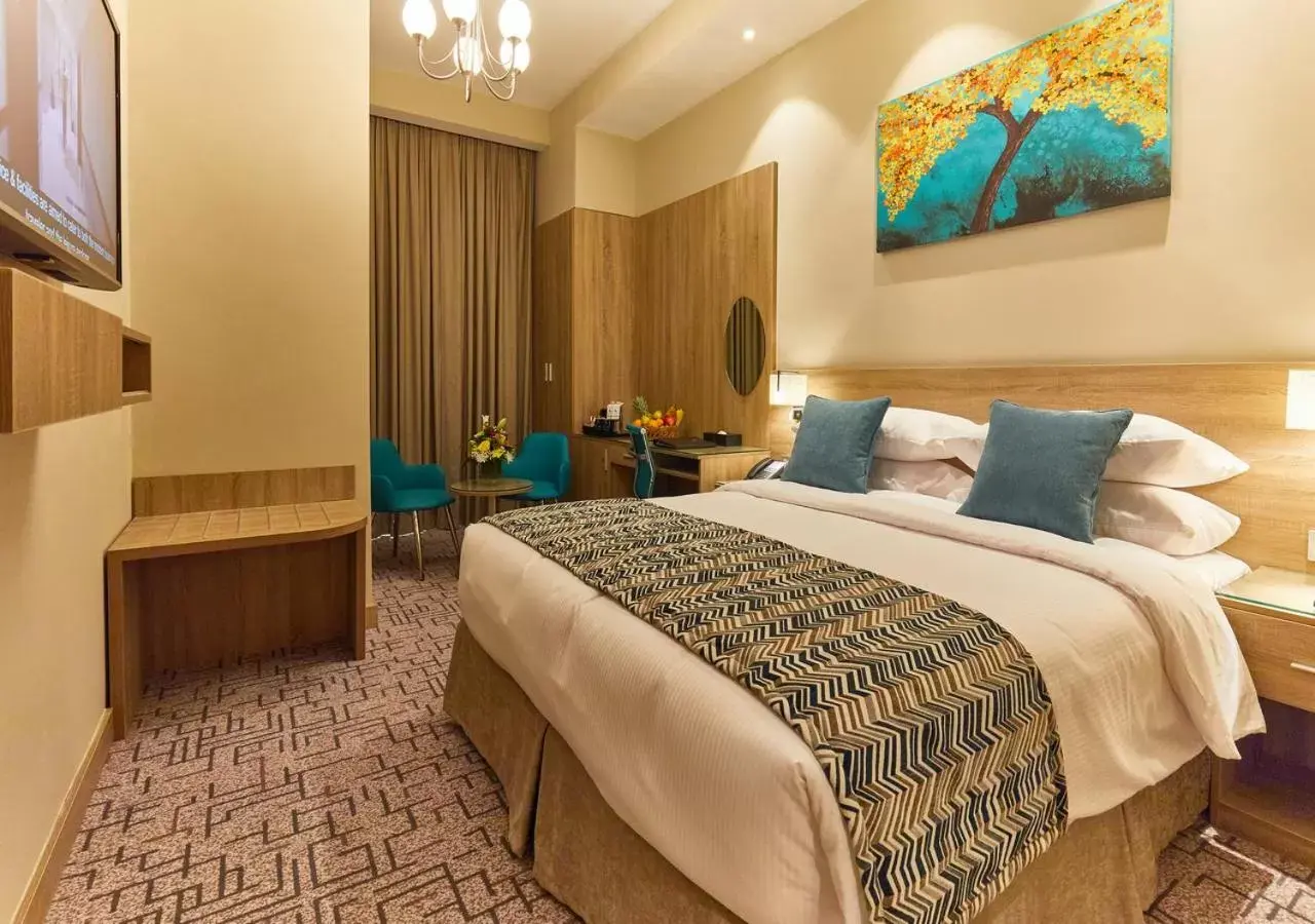 Bedroom, Bed in Rose Plaza Hotel Al Barsha